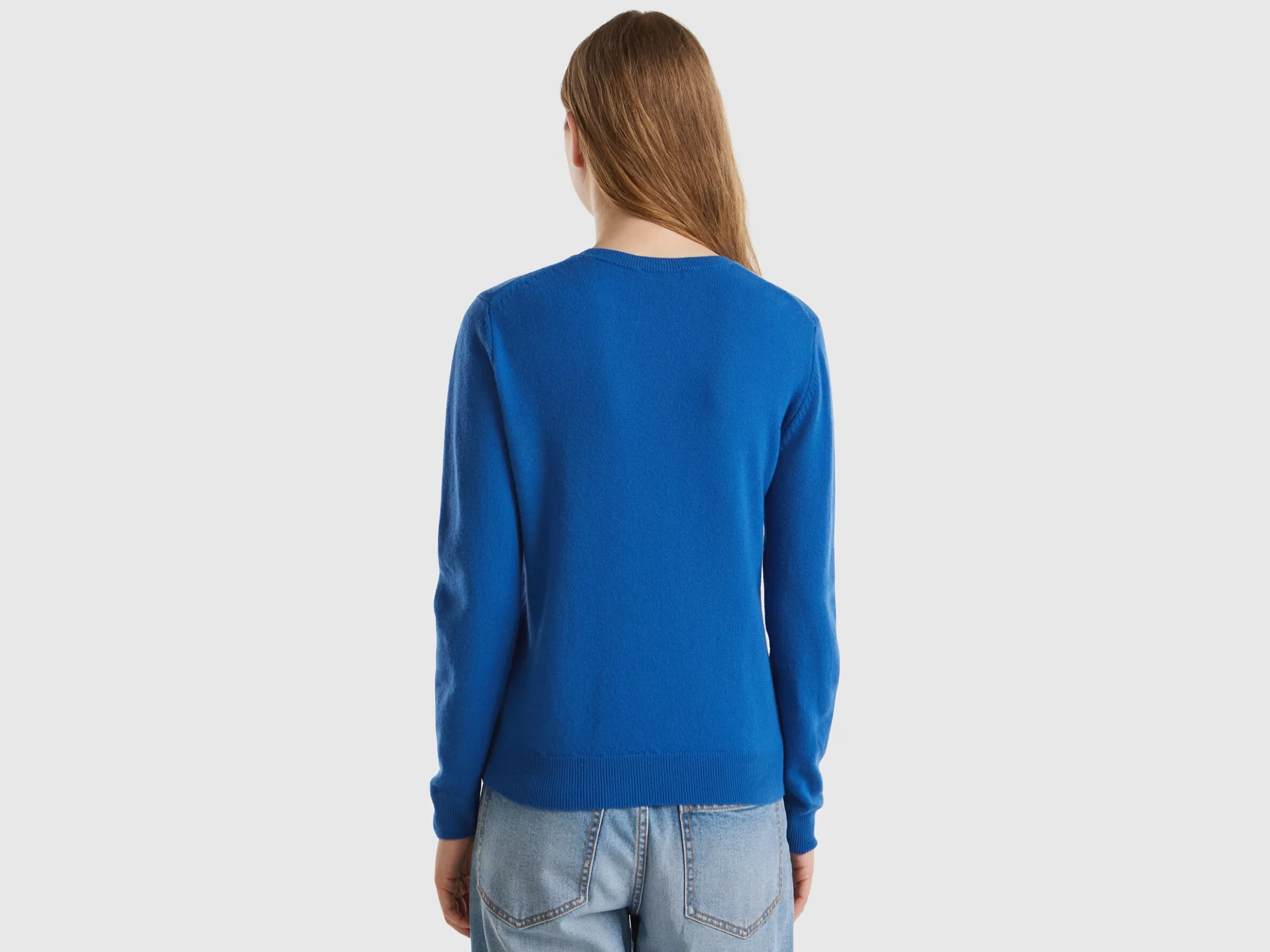 United Colors of Benetton crew neck sweater in pure Merino wool