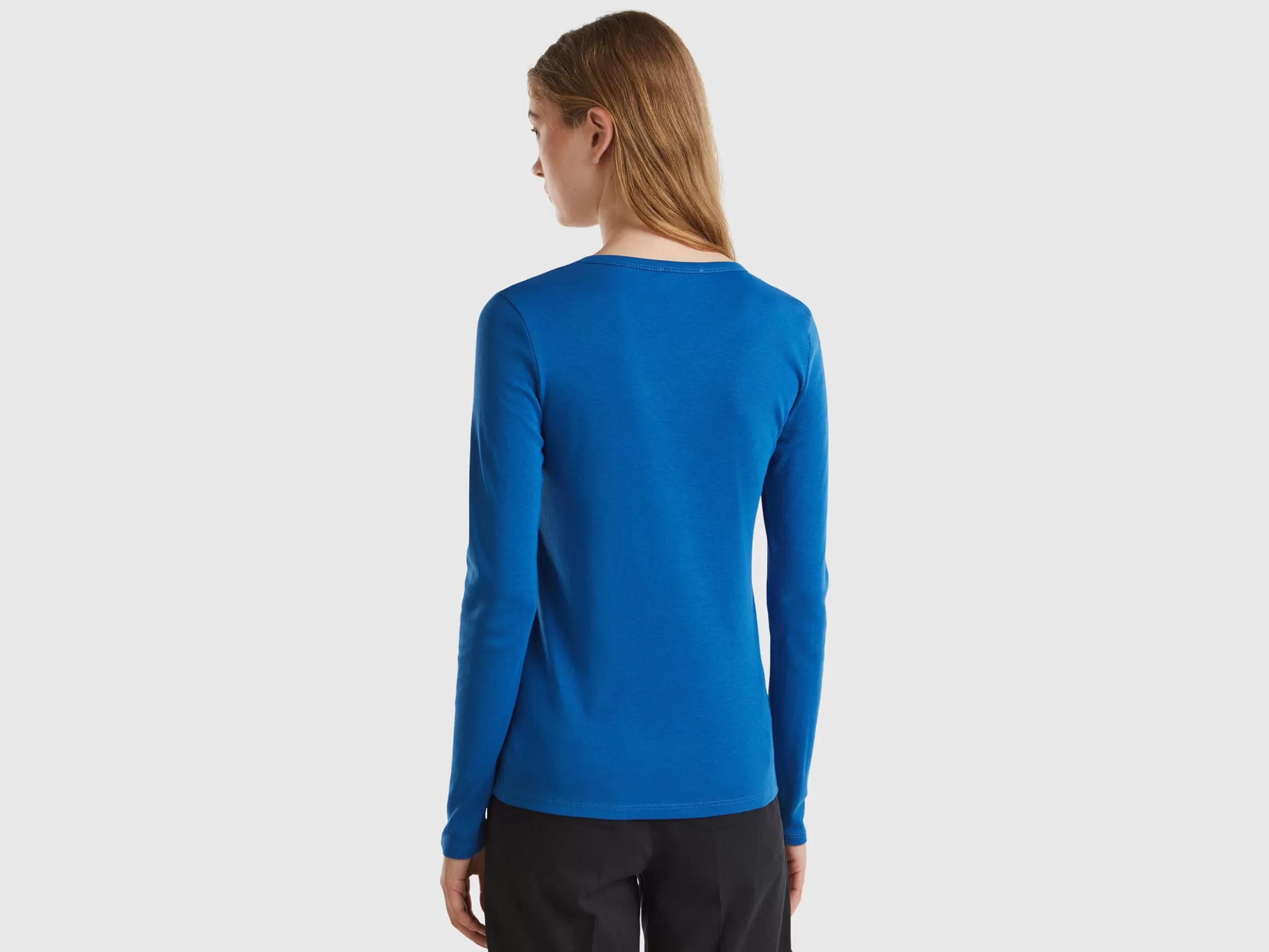 United Colors of Benetton long sleeve t-shirt in 100% cotton