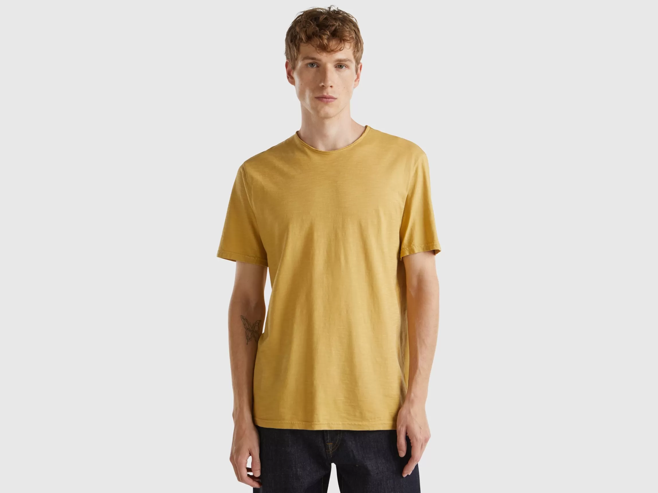 United Colors of Benetton t-shirt in slub cotton