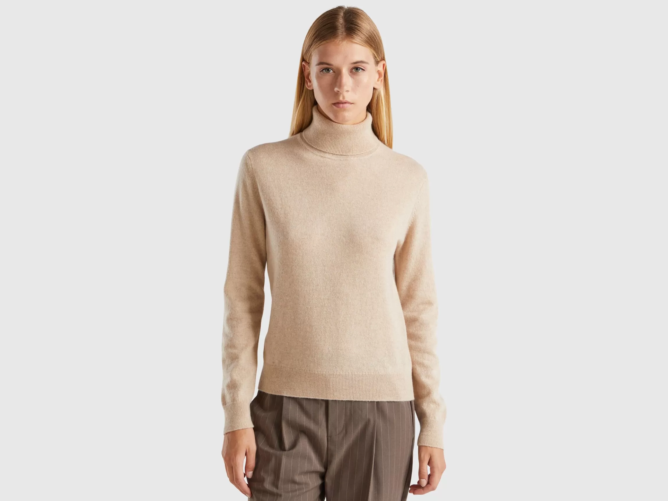 United Colors of Benetton turtleneck in pure cashmere