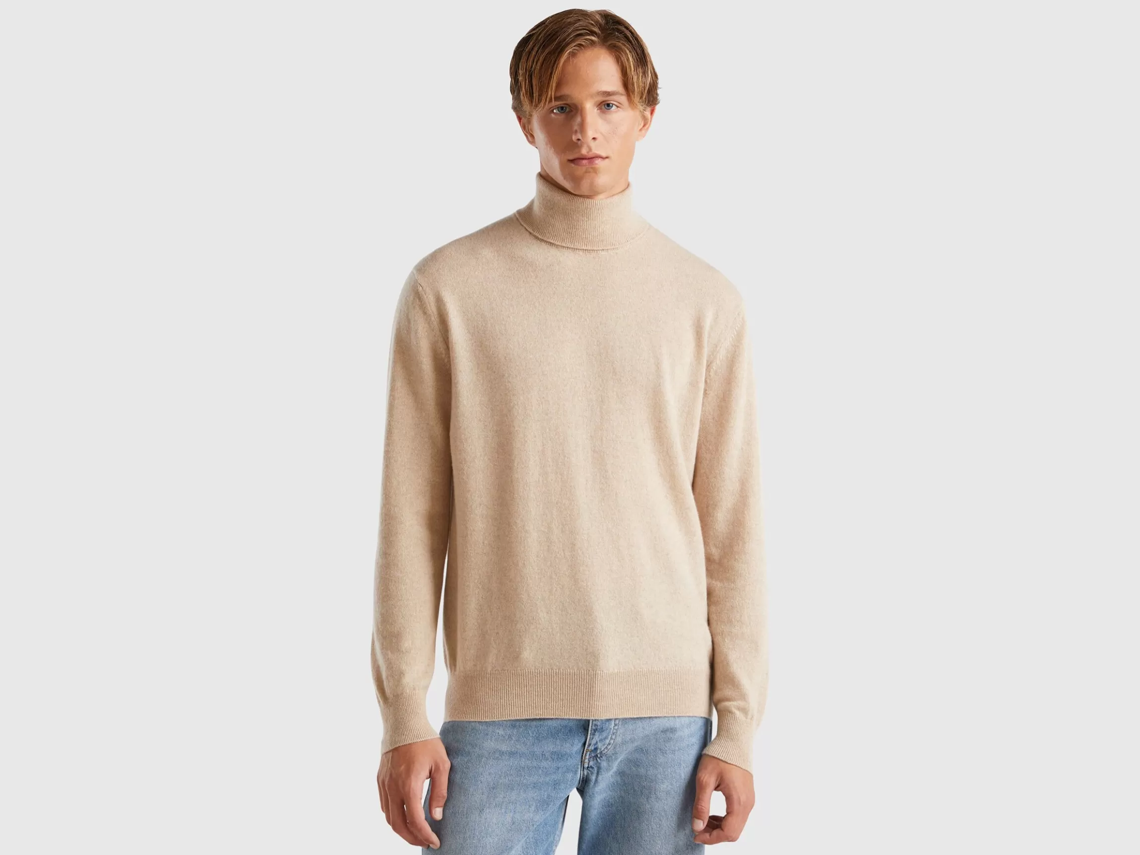 United Colors of Benetton turtleneck in pure cashmere