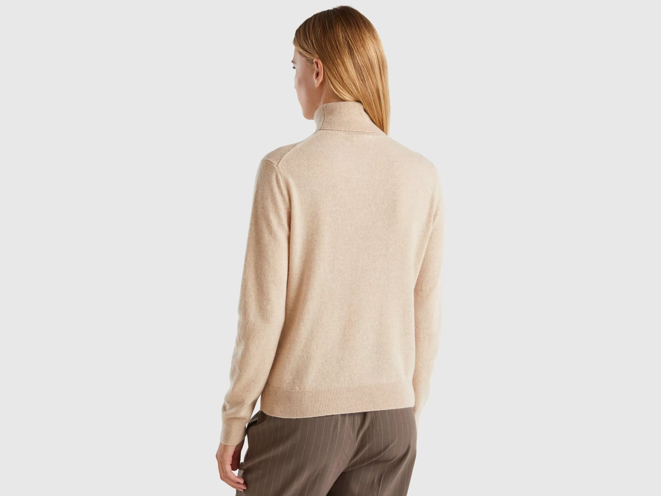 United Colors of Benetton turtleneck in pure cashmere