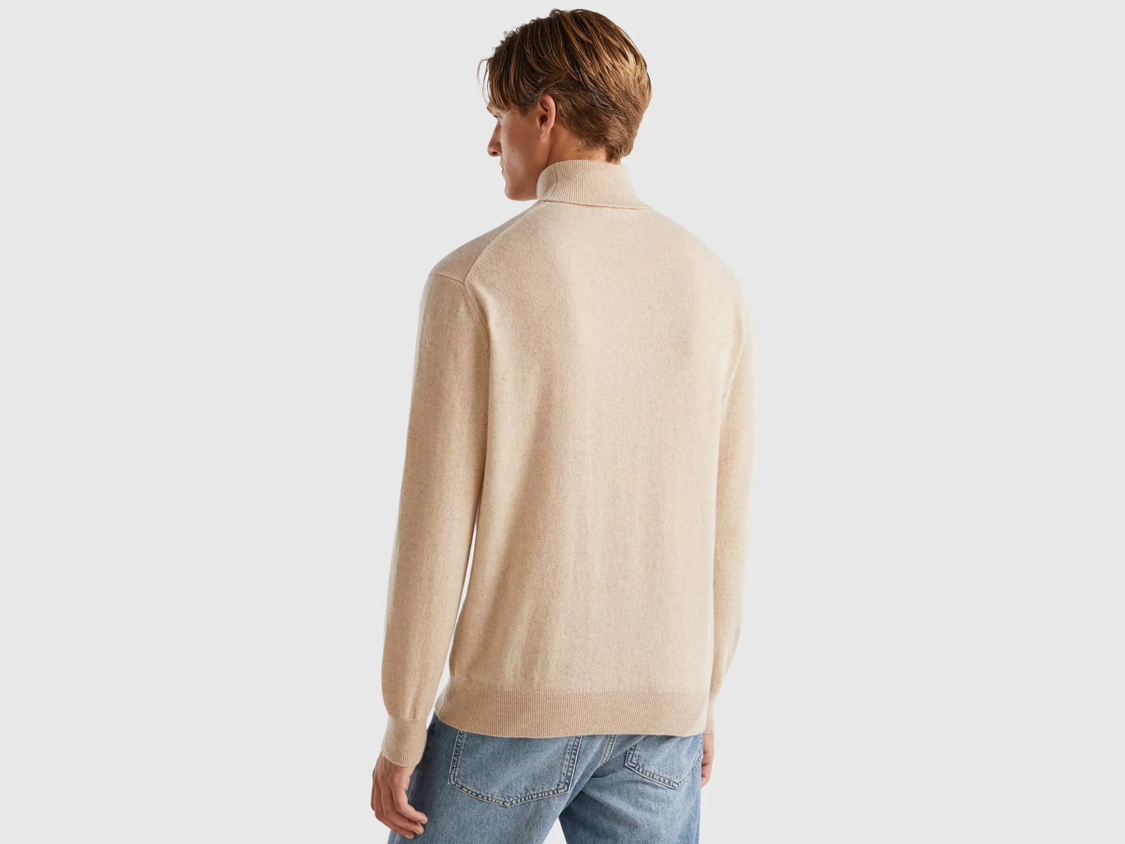 United Colors of Benetton turtleneck in pure cashmere