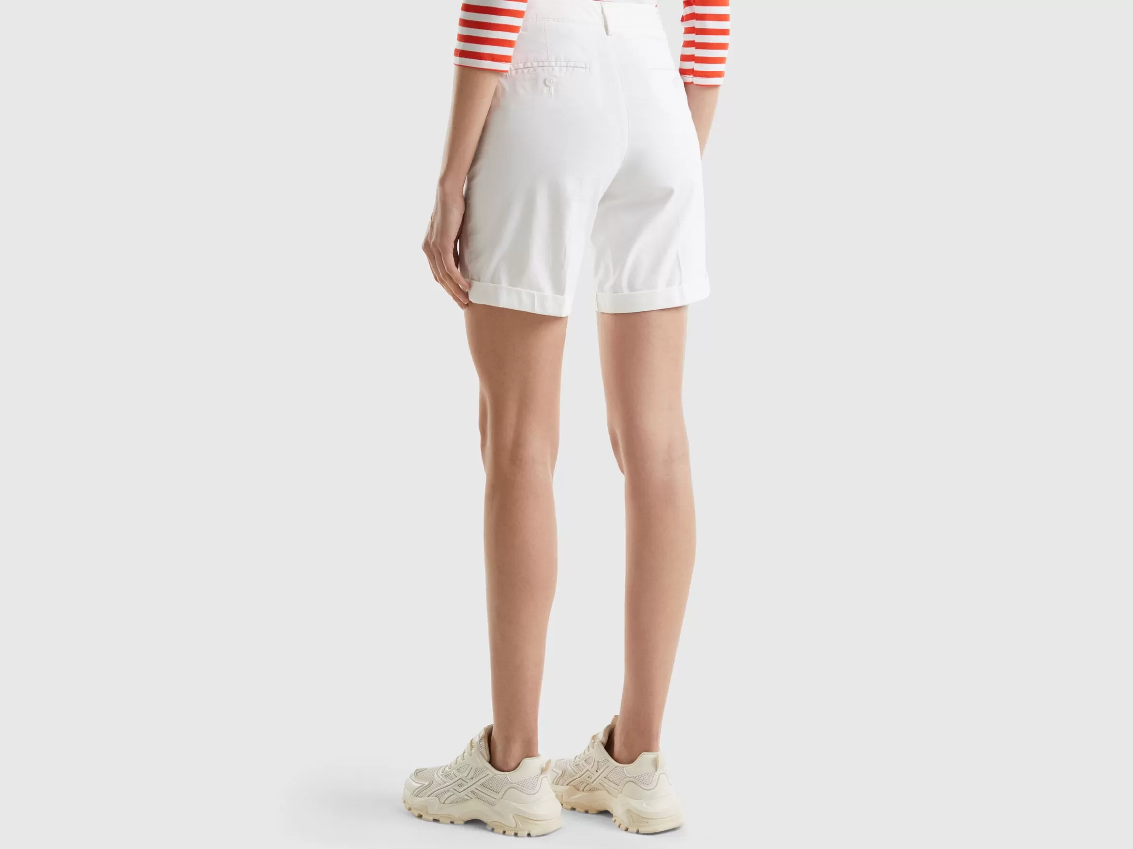 United Colors of Benetton Bermudas in stretch cotton