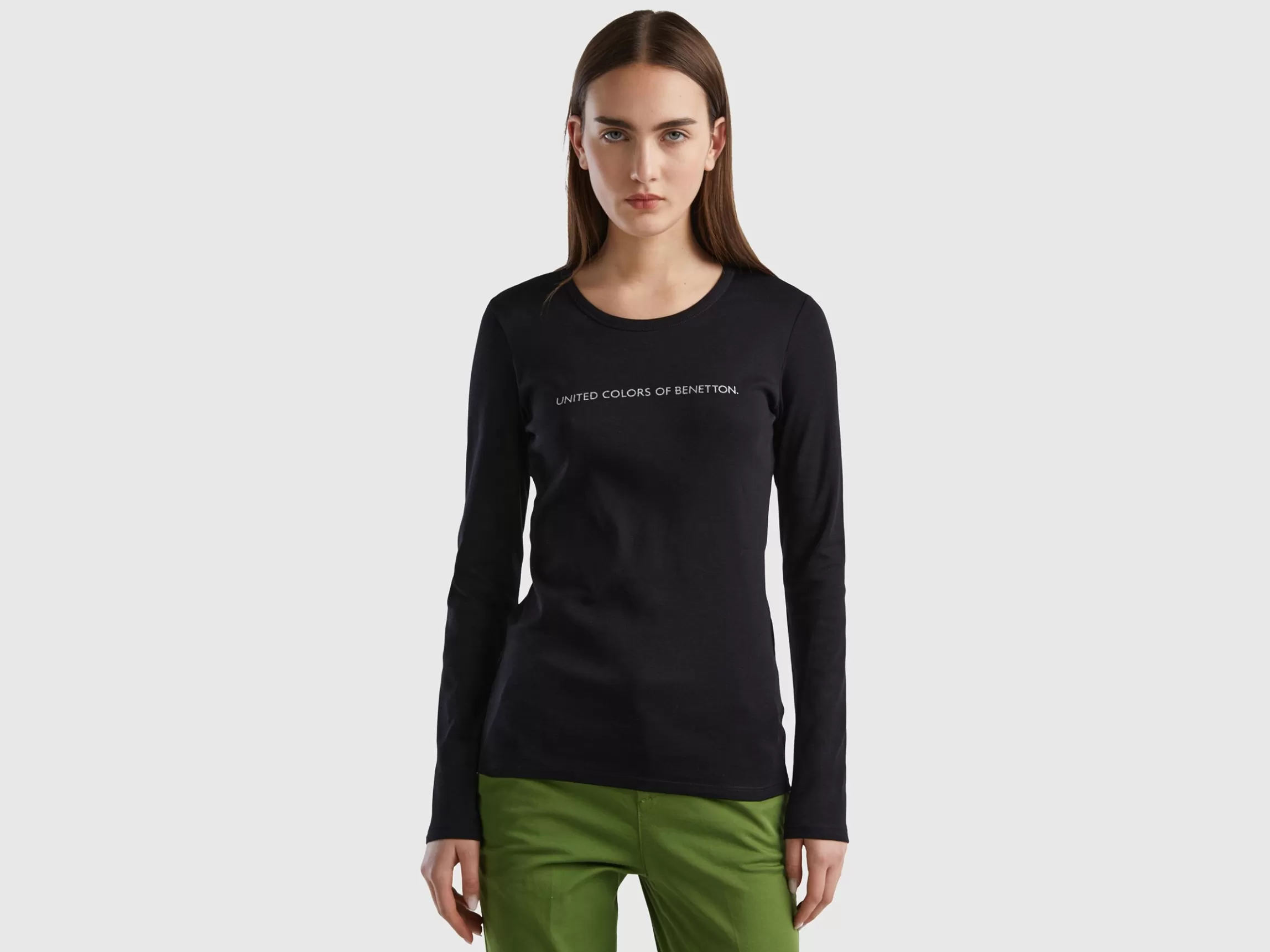 United Colors of Benetton 100% cotton long sleeve t-shirt