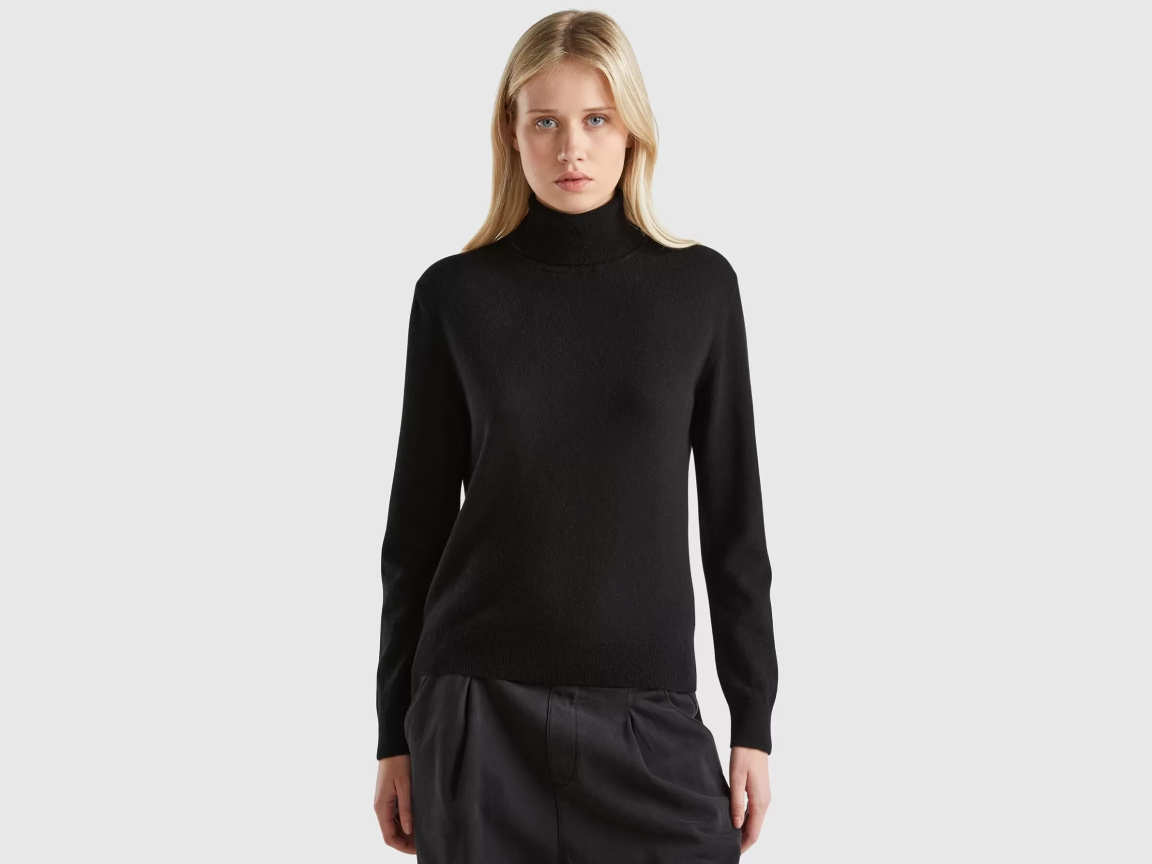 United Colors of Benetton turtleneck in pure cashmere