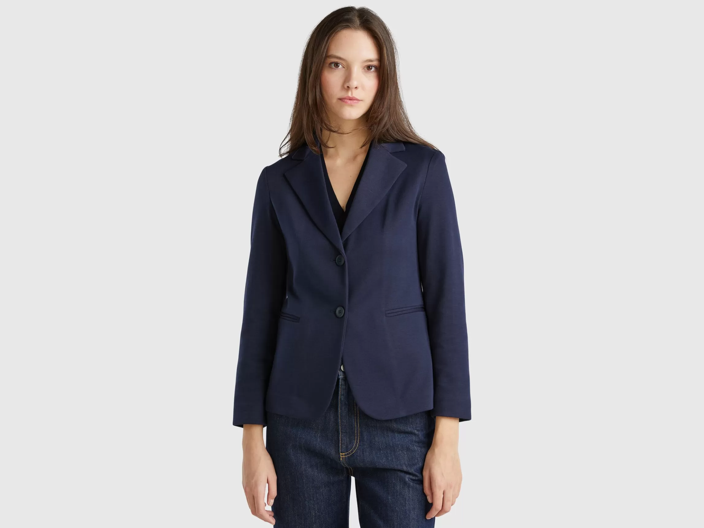 United Colors of Benetton Blazer in cotton blend