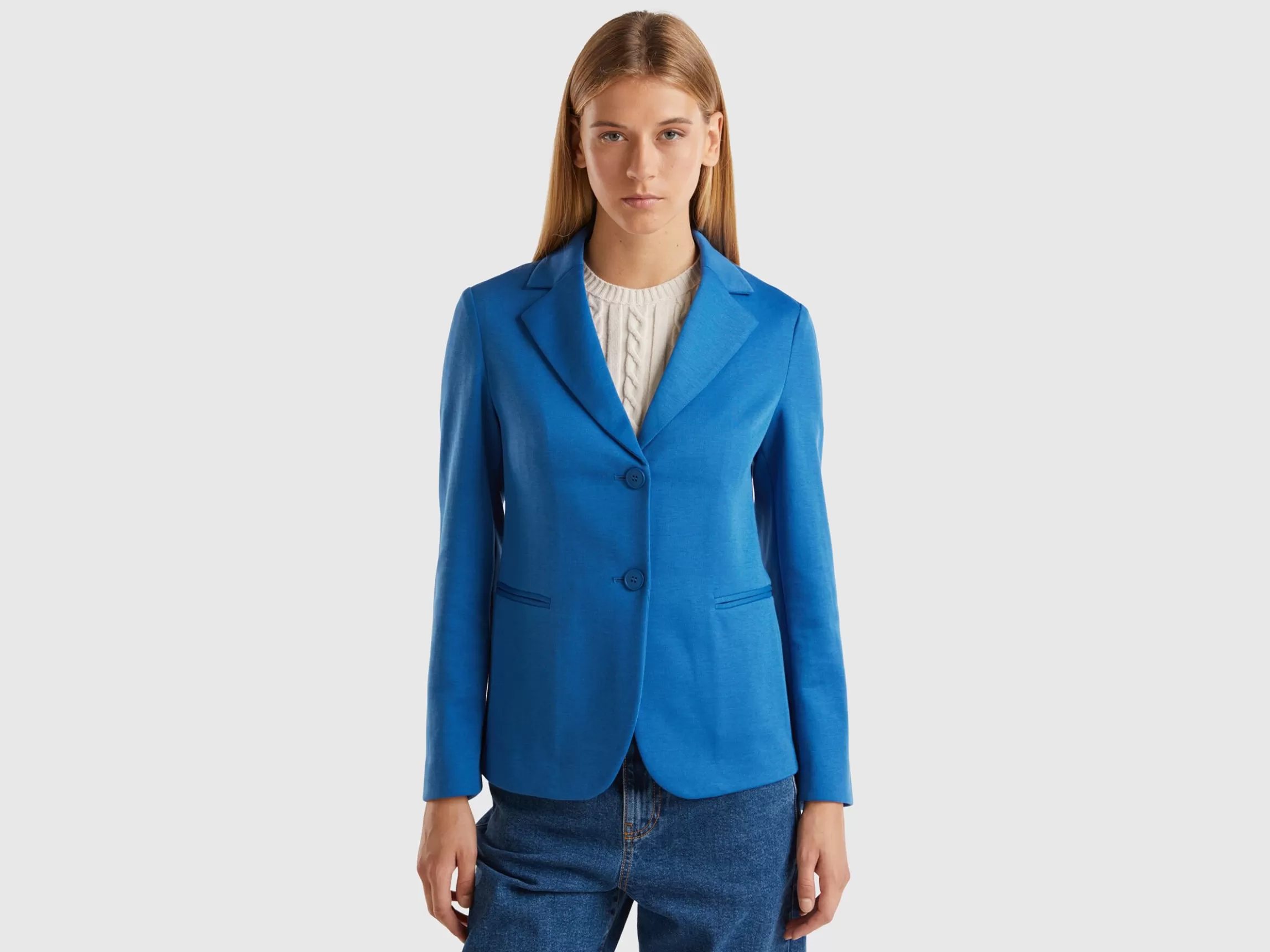 United Colors of Benetton Blazer in cotton blend