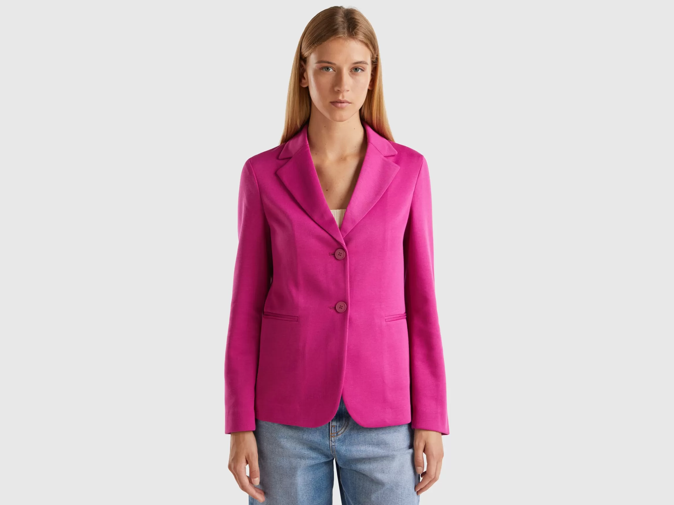 United Colors of Benetton Blazer in cotton blend