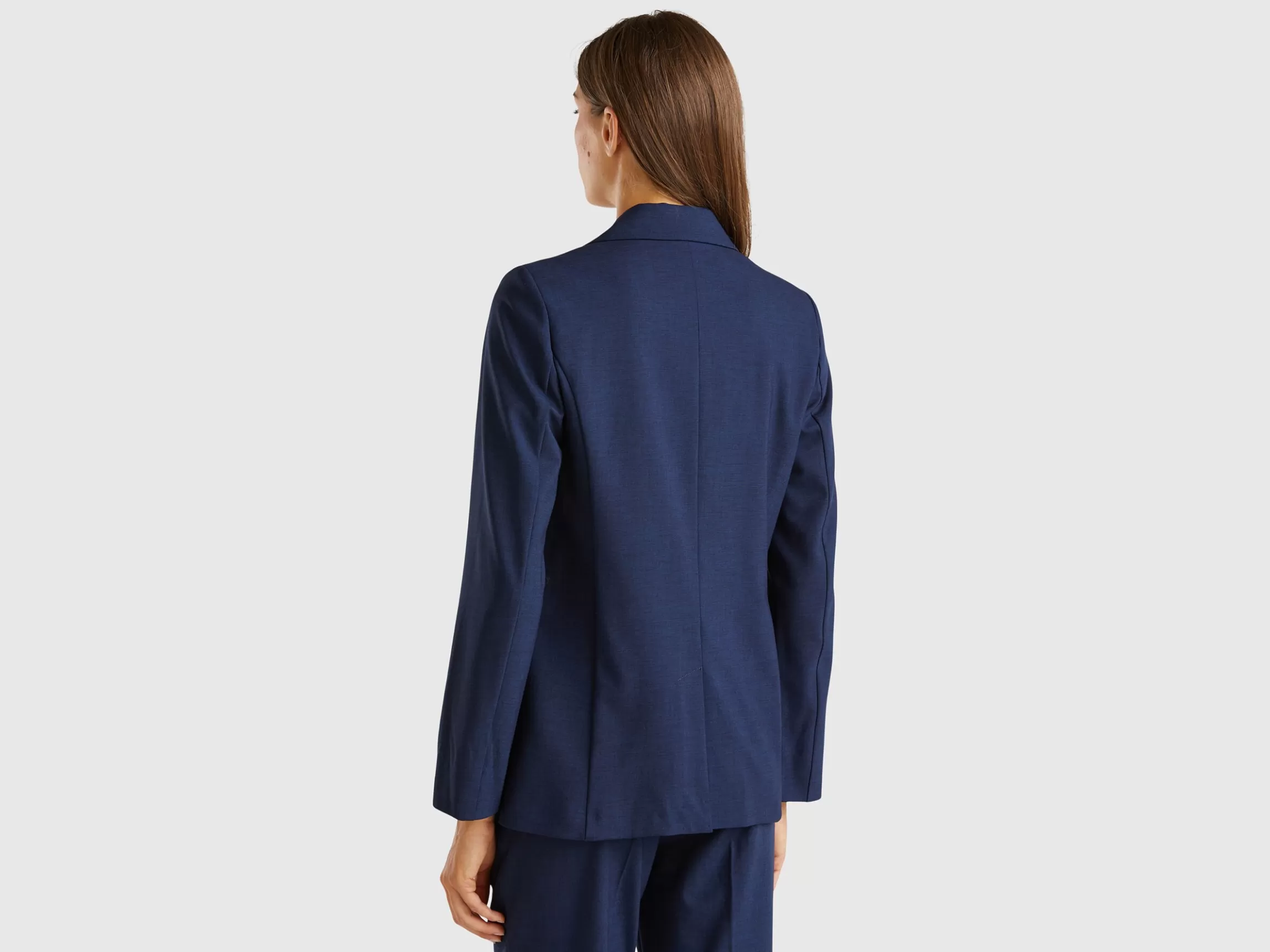 United Colors of Benetton Blazer in stretch viscose blend