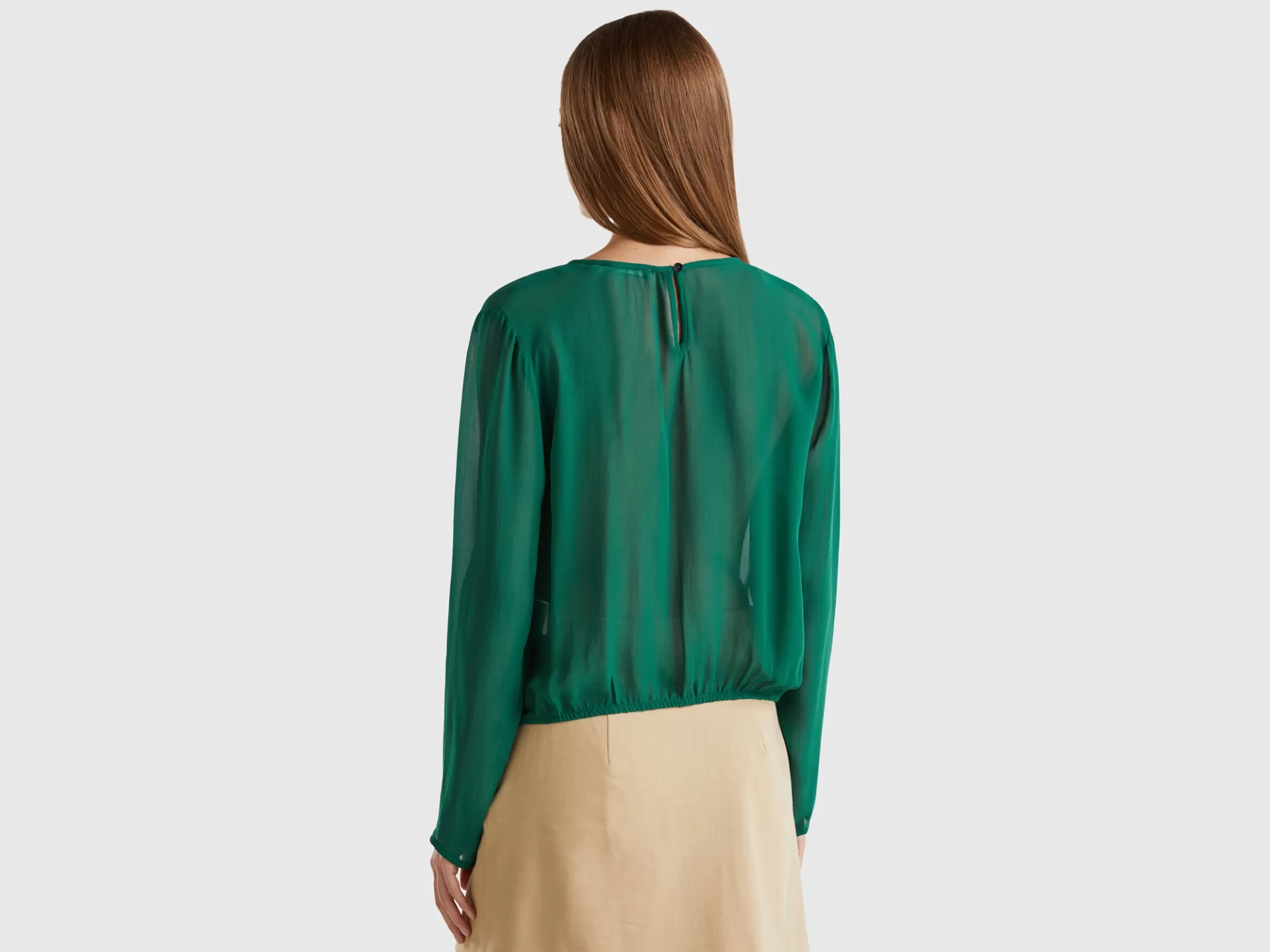 United Colors of Benetton Blouse in pure viscose