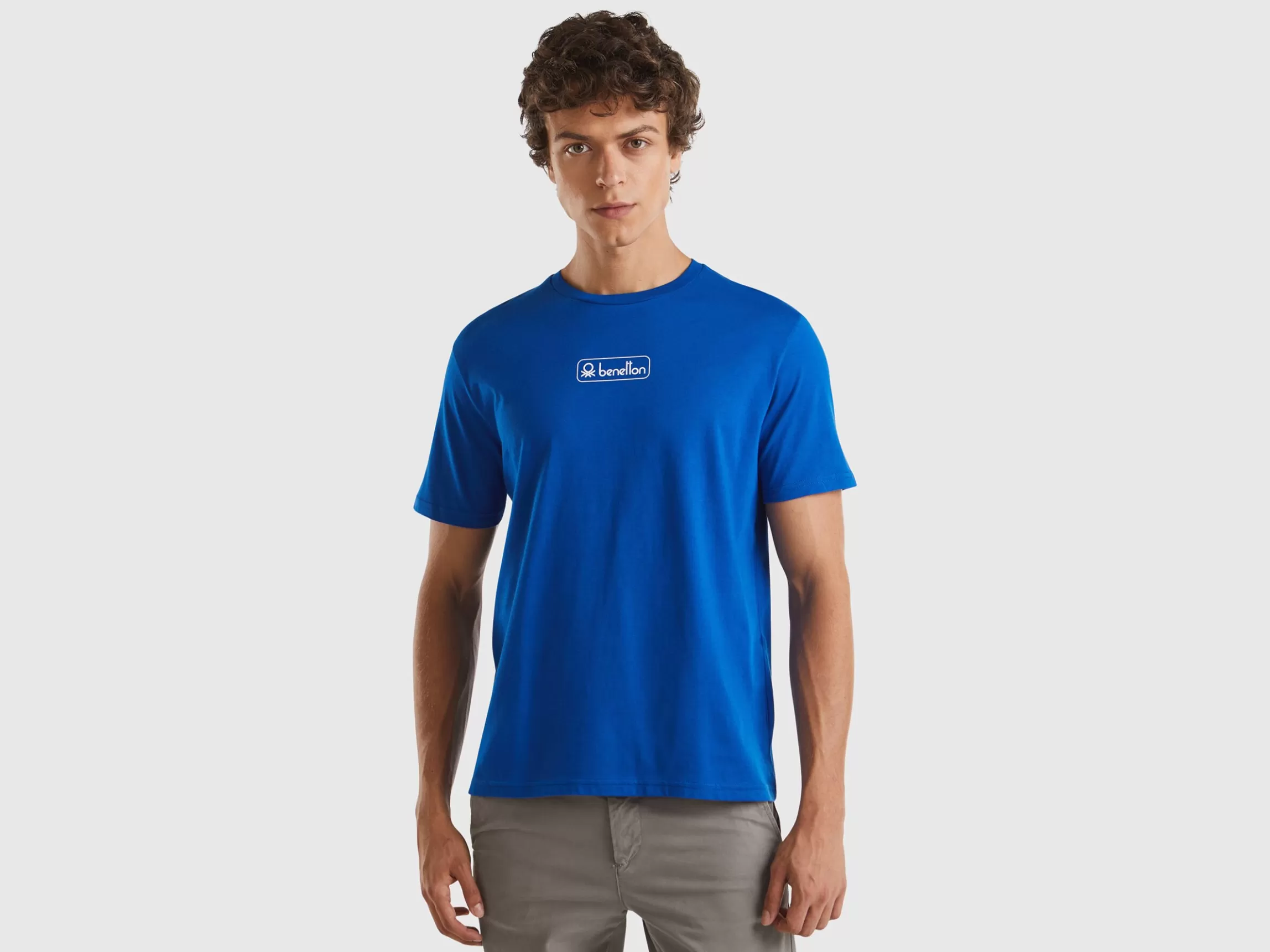 United Colors of Benetton organic cotton t-shirt with white logo