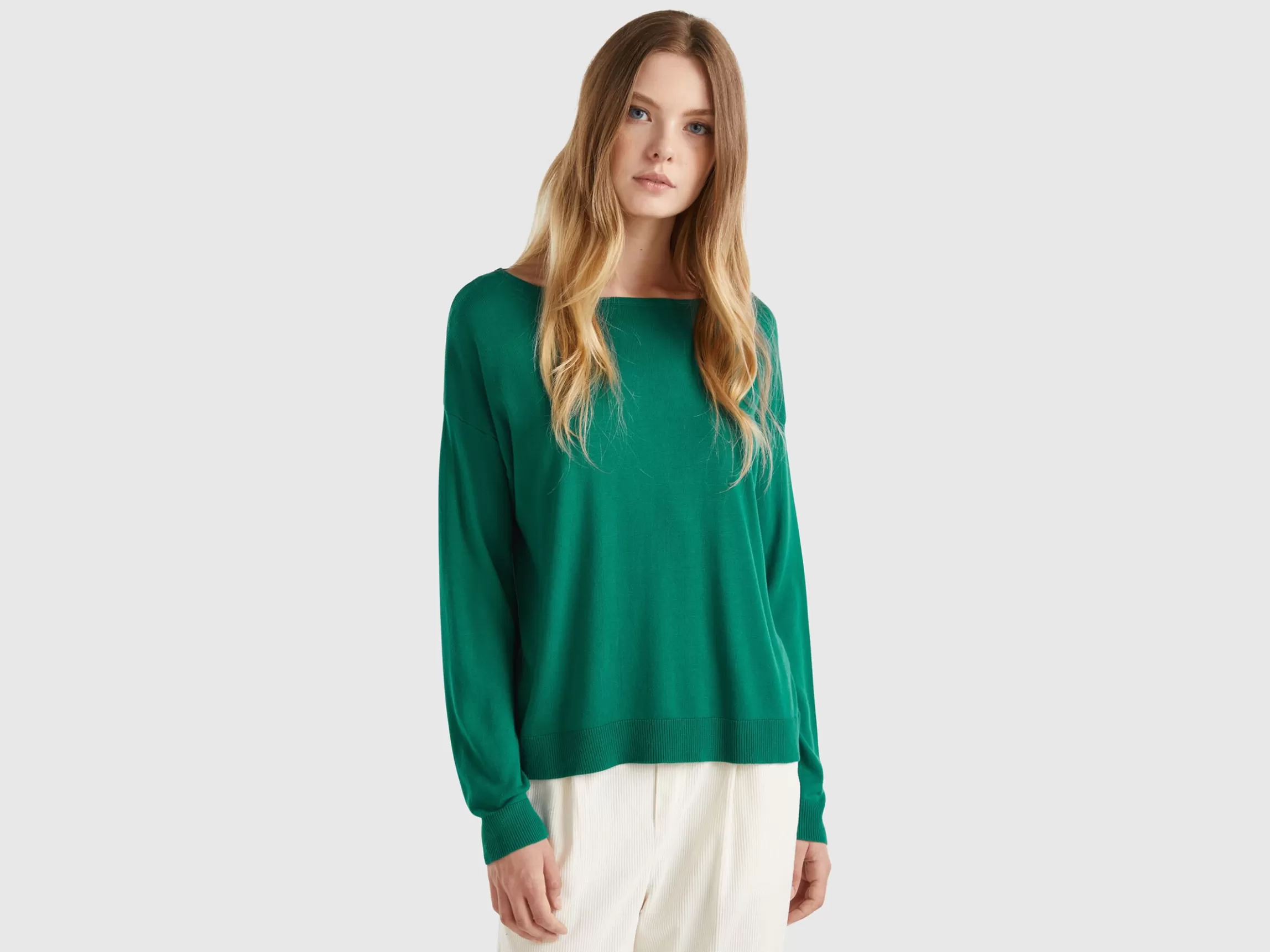 United Colors of Benetton Boat neck sweater