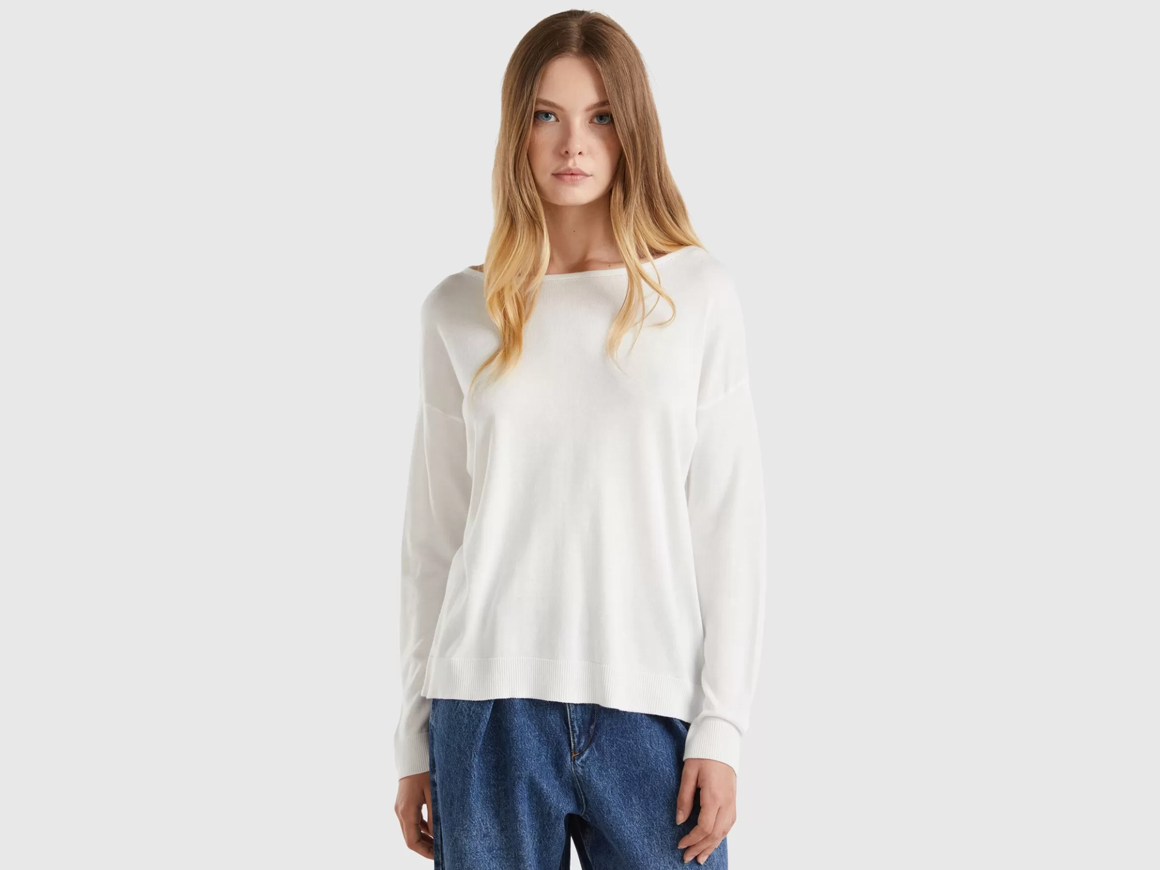 United Colors of Benetton Boat neck sweater