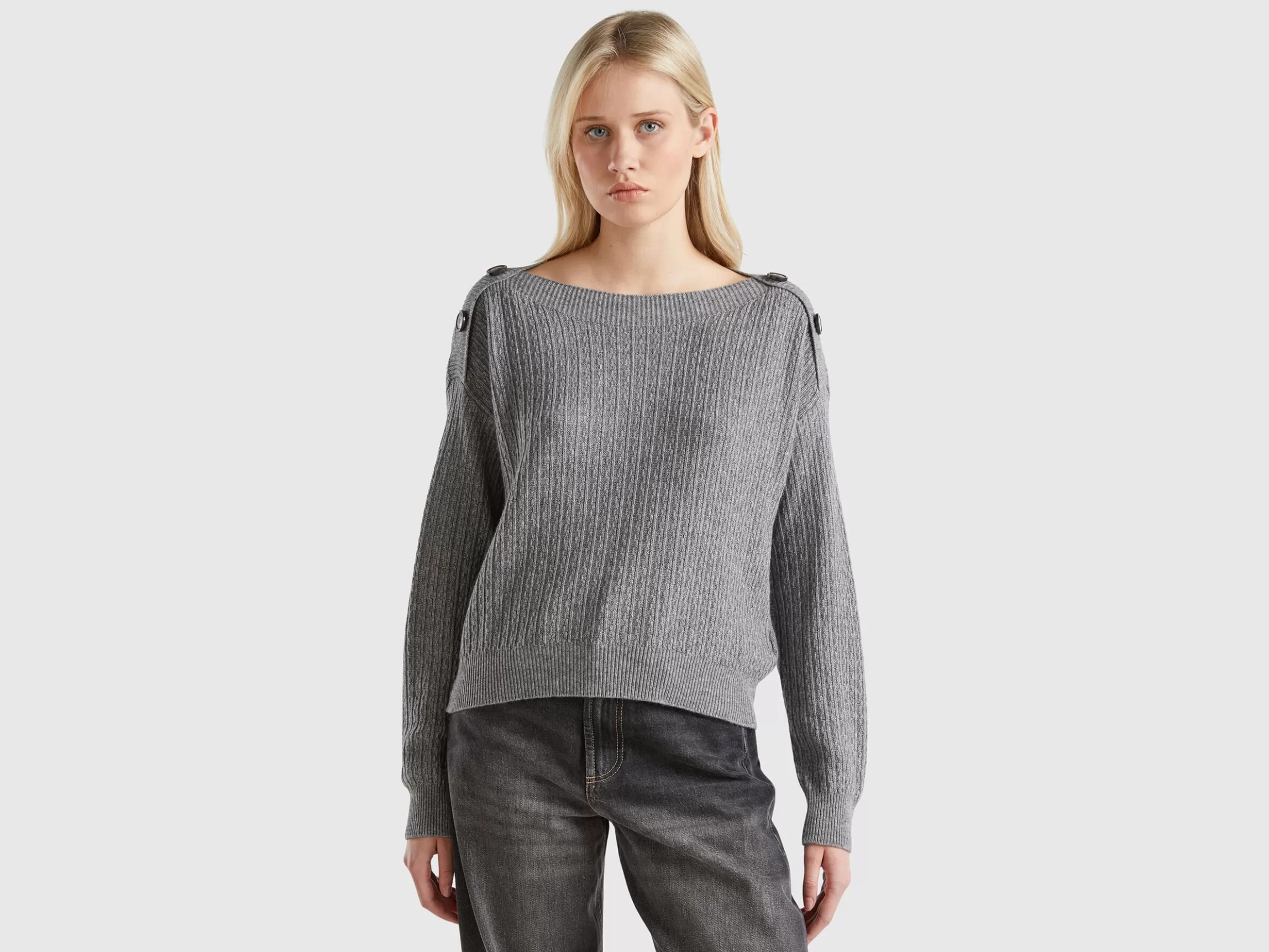 United Colors of Benetton Boat neck sweater