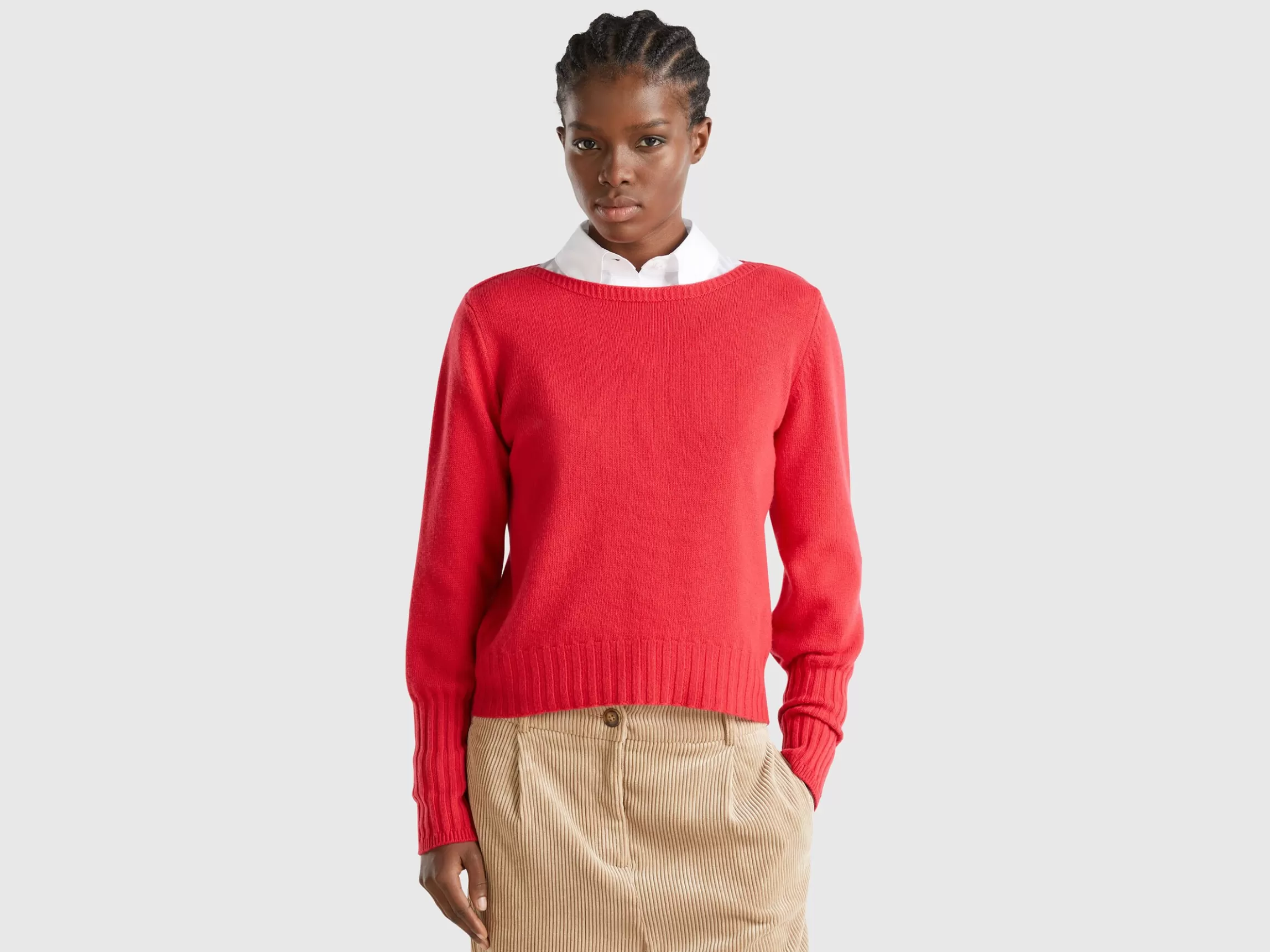 United Colors of Benetton Boat neck sweater