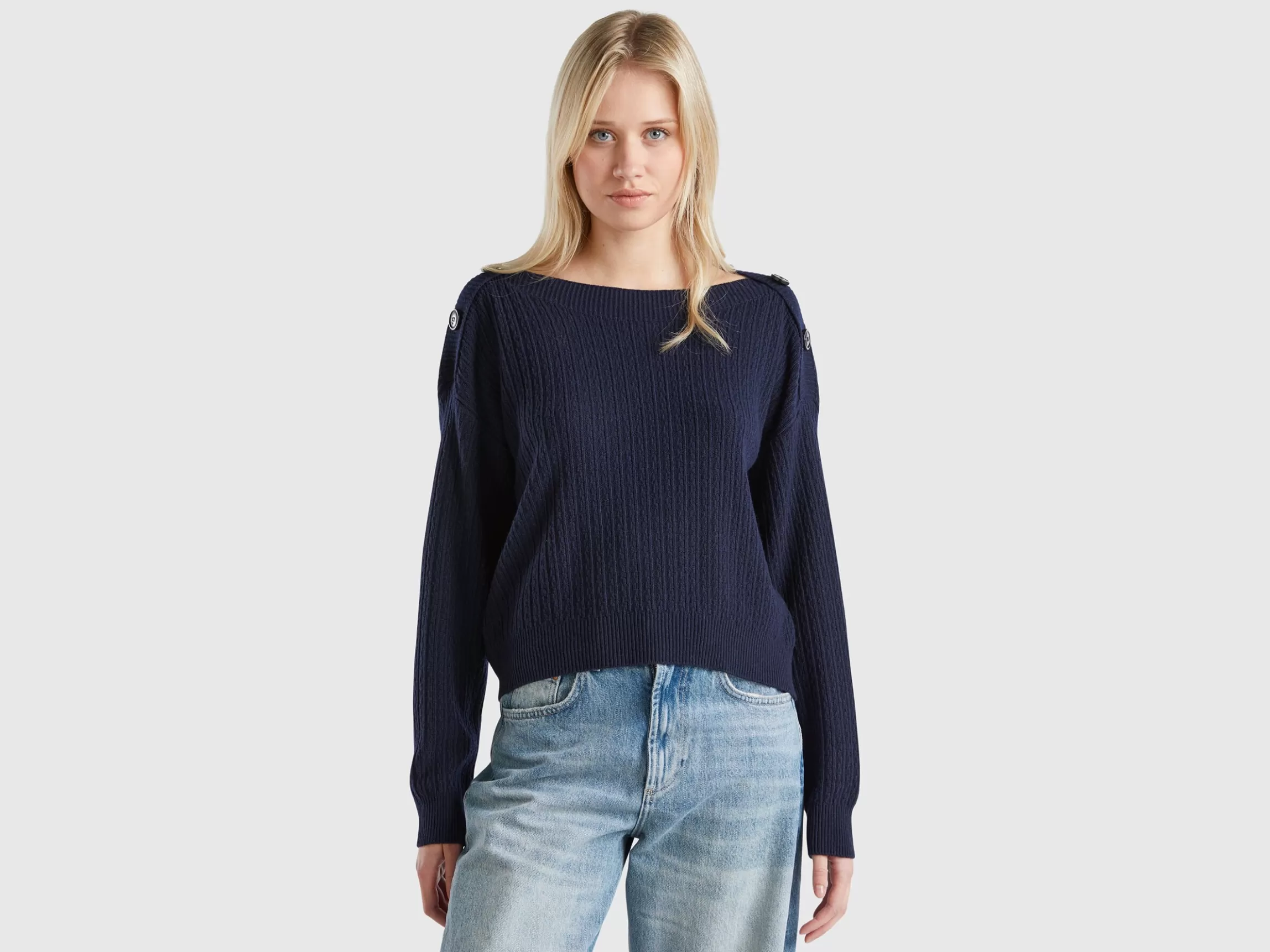 United Colors of Benetton Boat neck sweater