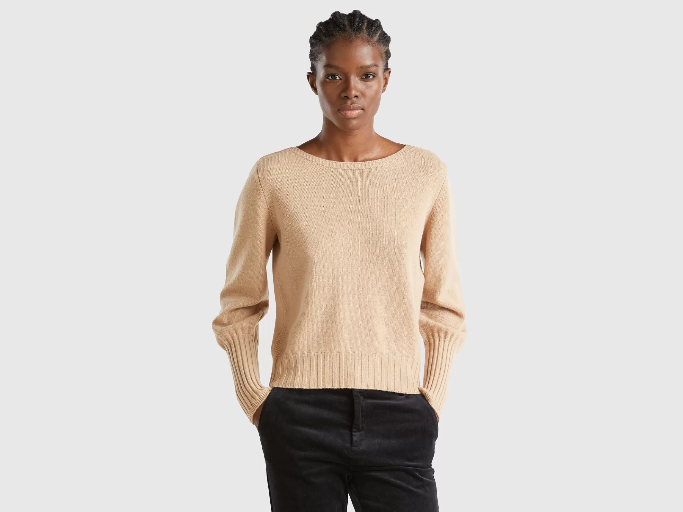 United Colors of Benetton Boat neck sweater