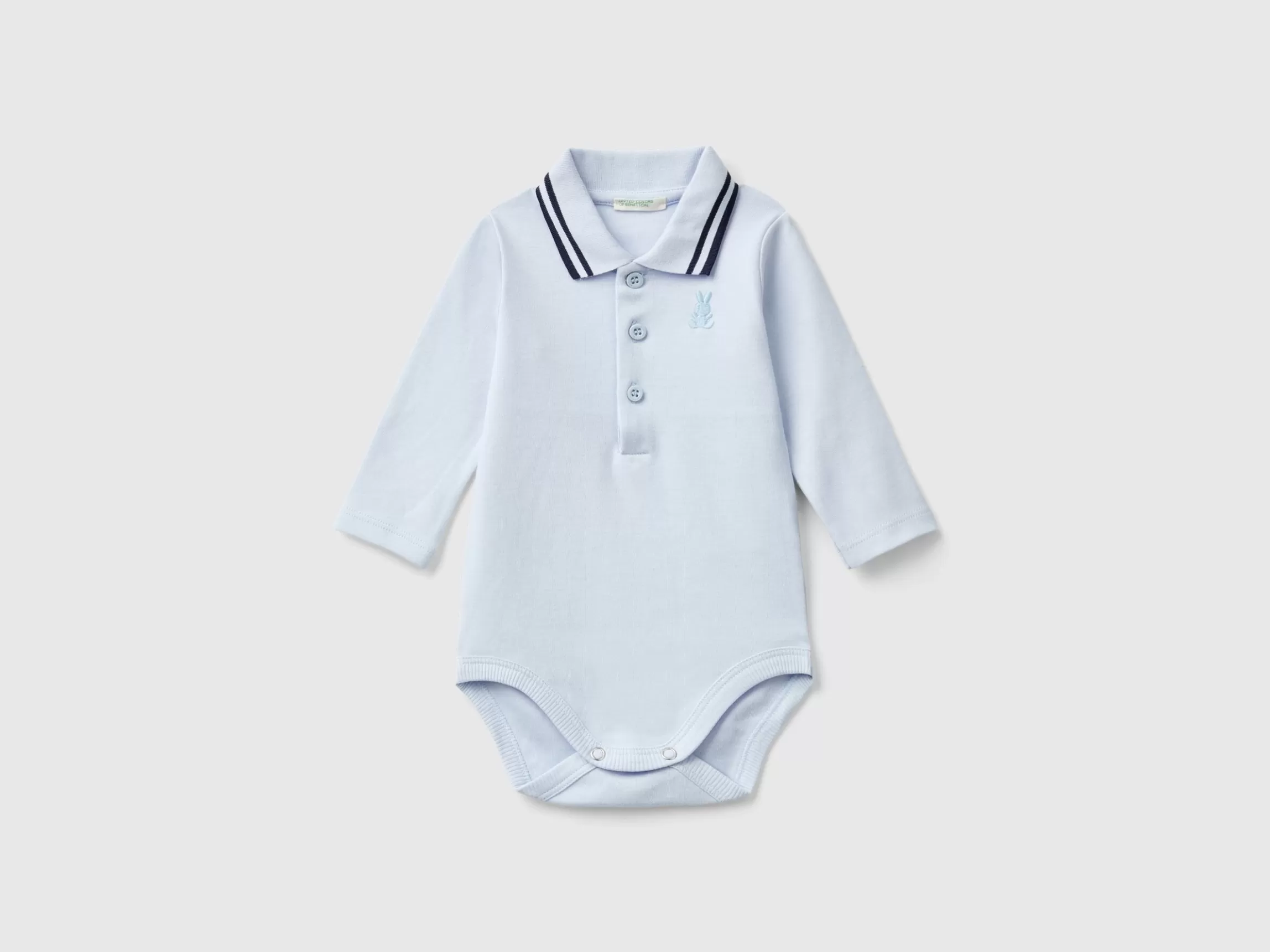 United Colors of Benetton Bodysuit polo in organic cotton