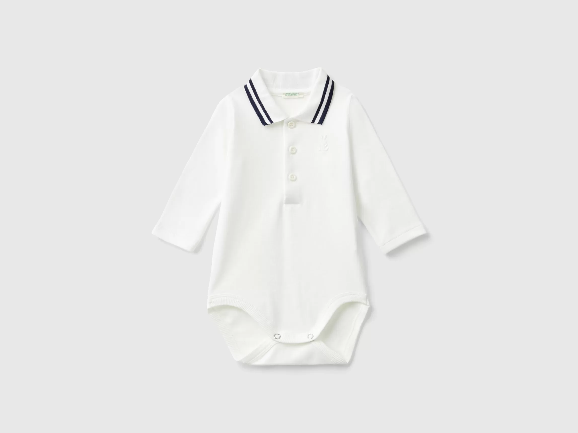 United Colors of Benetton Bodysuit polo in organic cotton