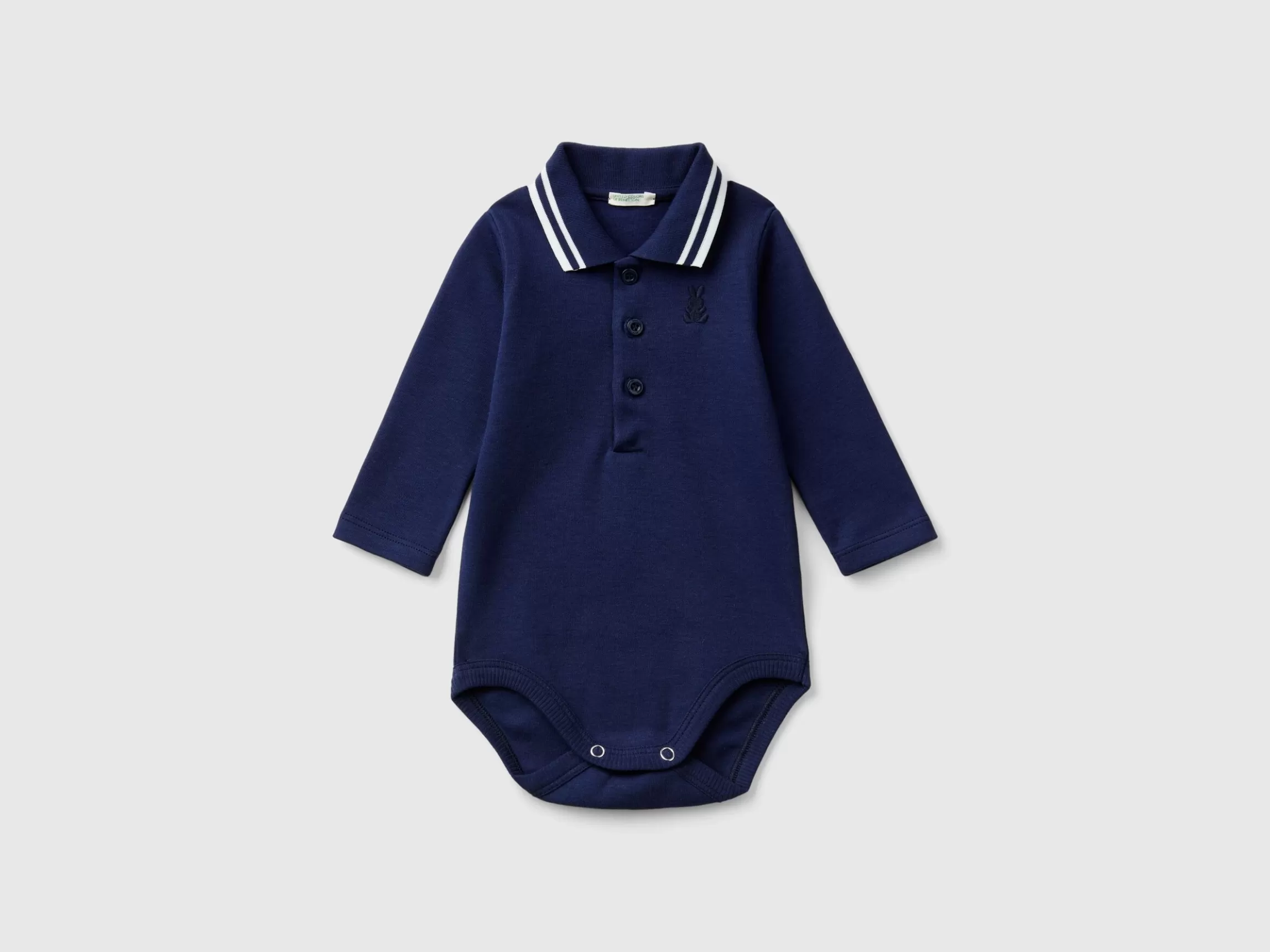 United Colors of Benetton Bodysuit polo in organic cotton