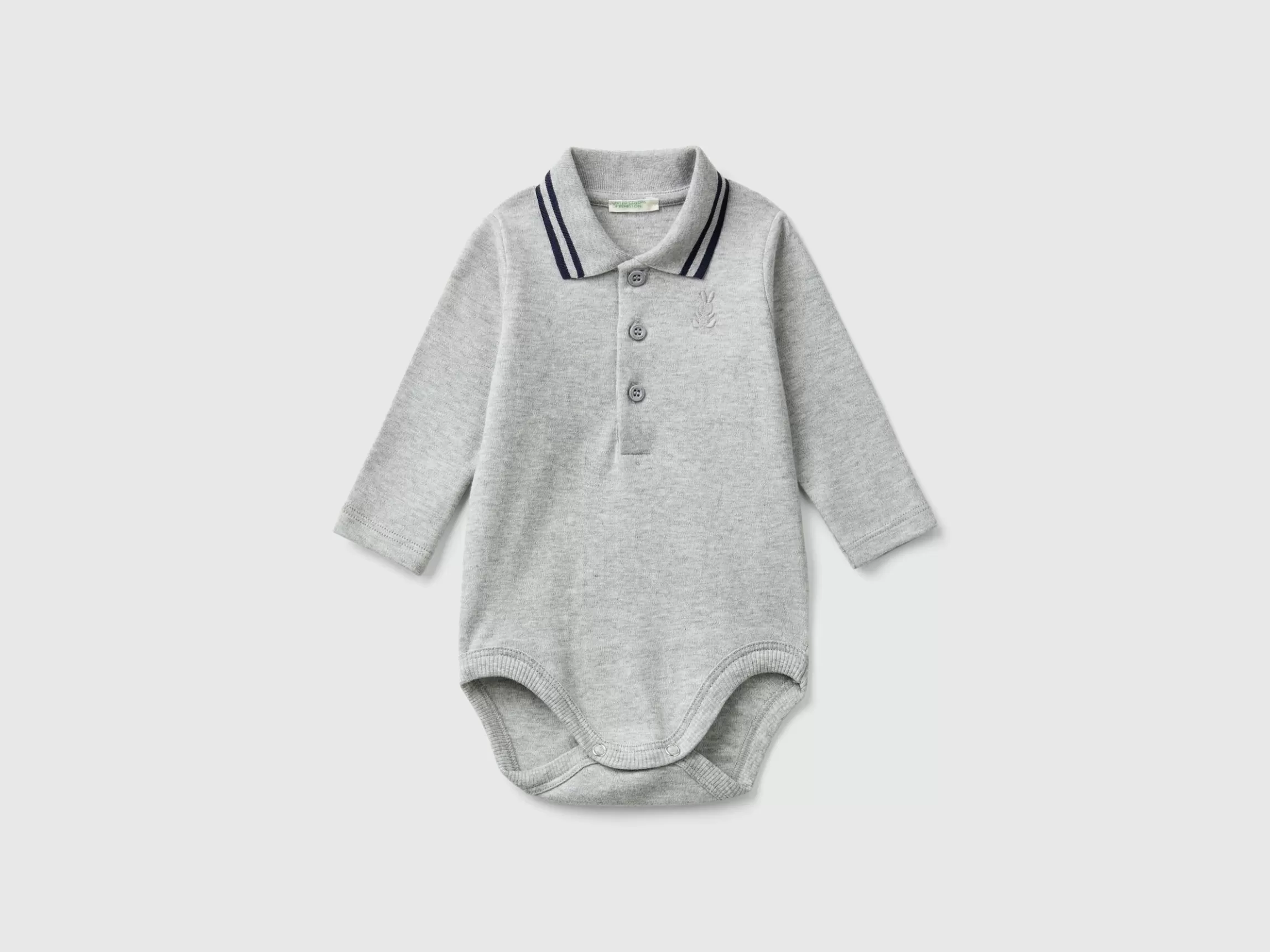 United Colors of Benetton Bodysuit polo in organic cotton