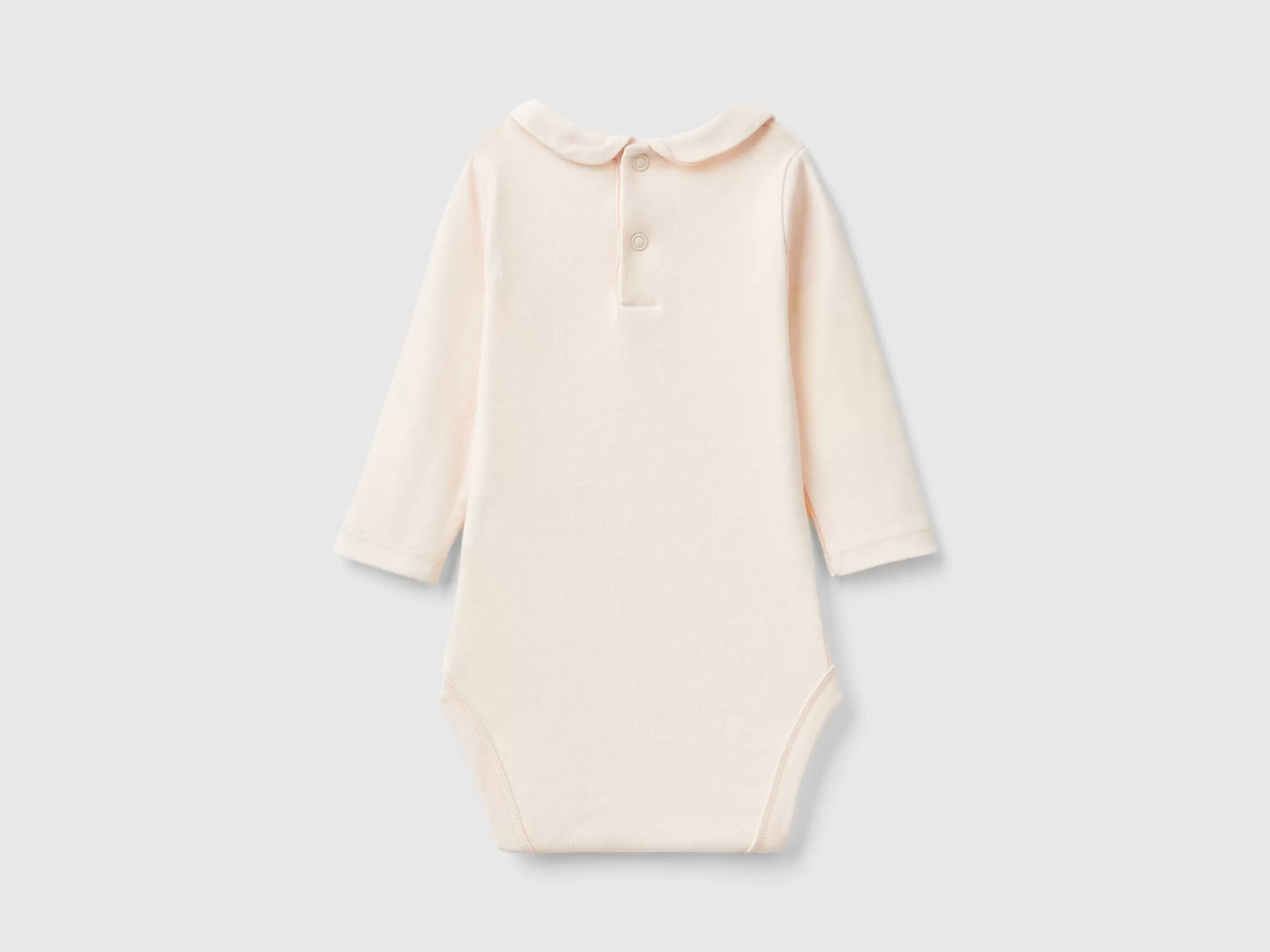 United Colors of Benetton Bodysuit with collar in organic cotton