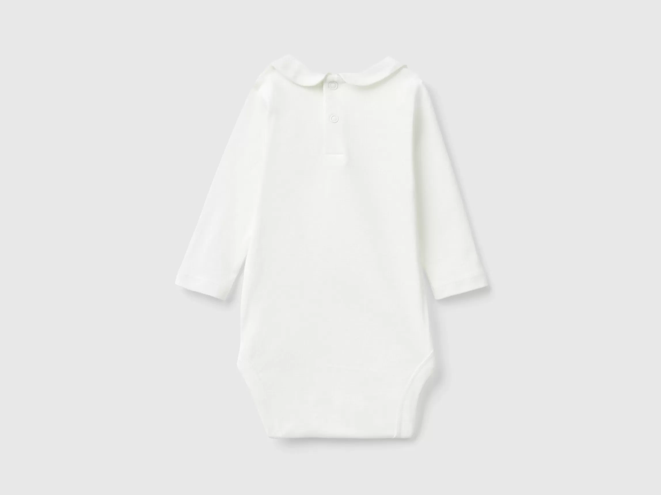 United Colors of Benetton Bodysuit with collar in organic cotton