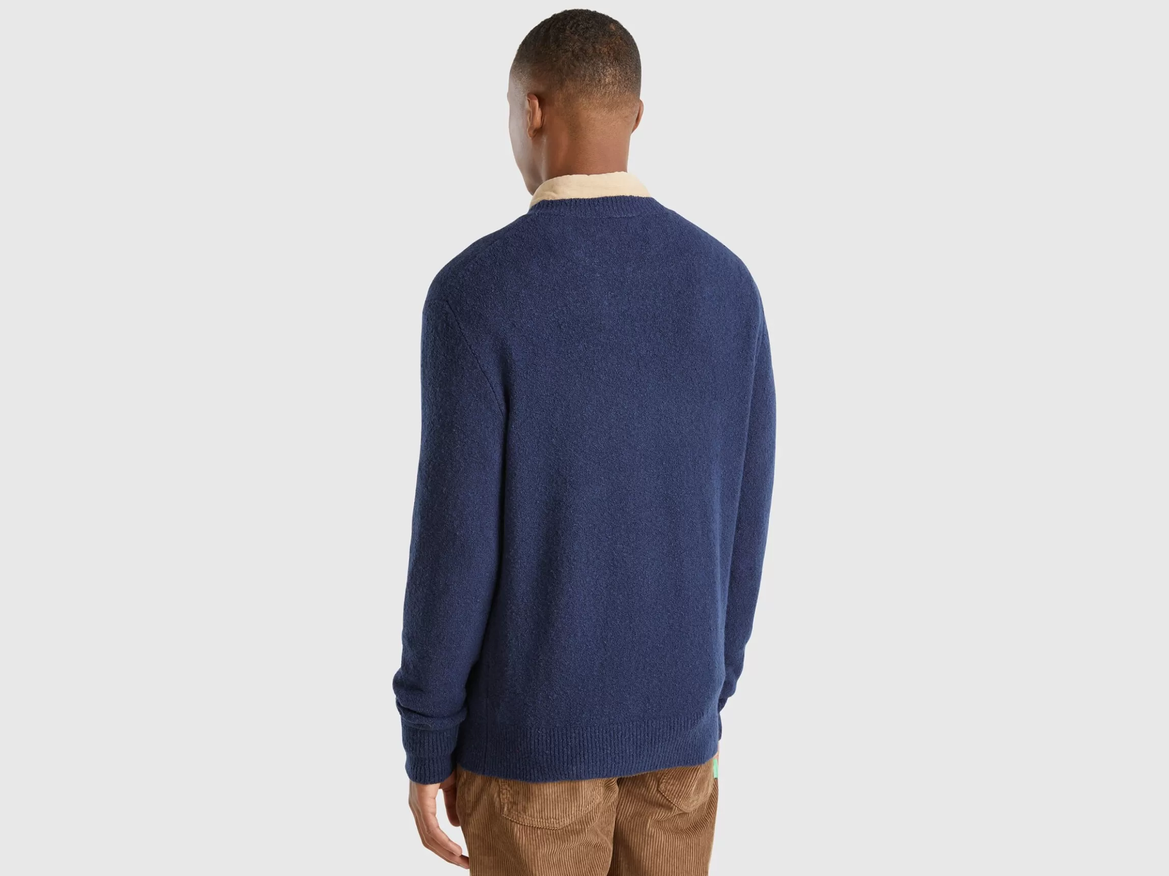 United Colors of Benetton Bouclé crew neck sweater