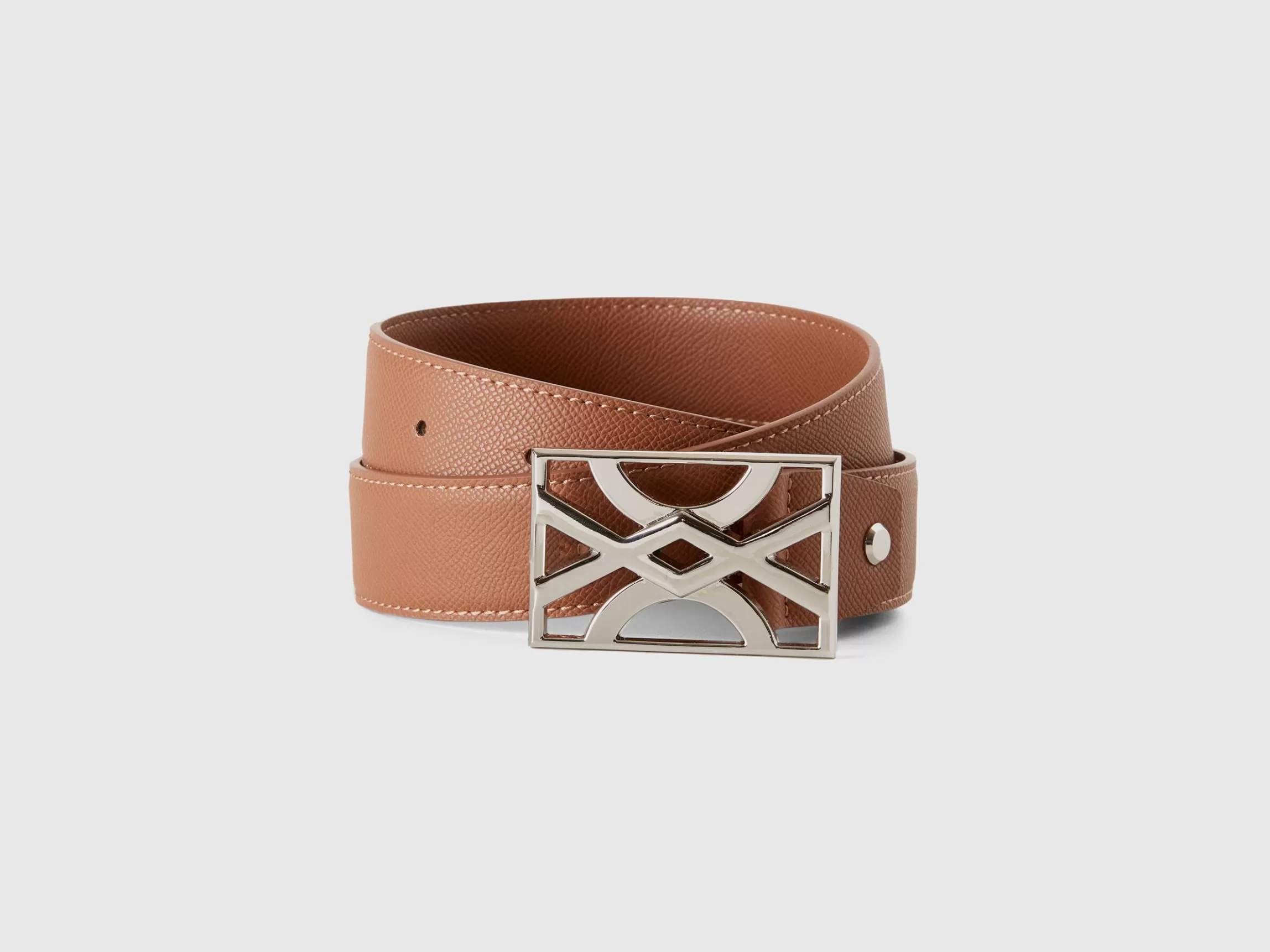 United Colors of Benetton belt with logoed buckle