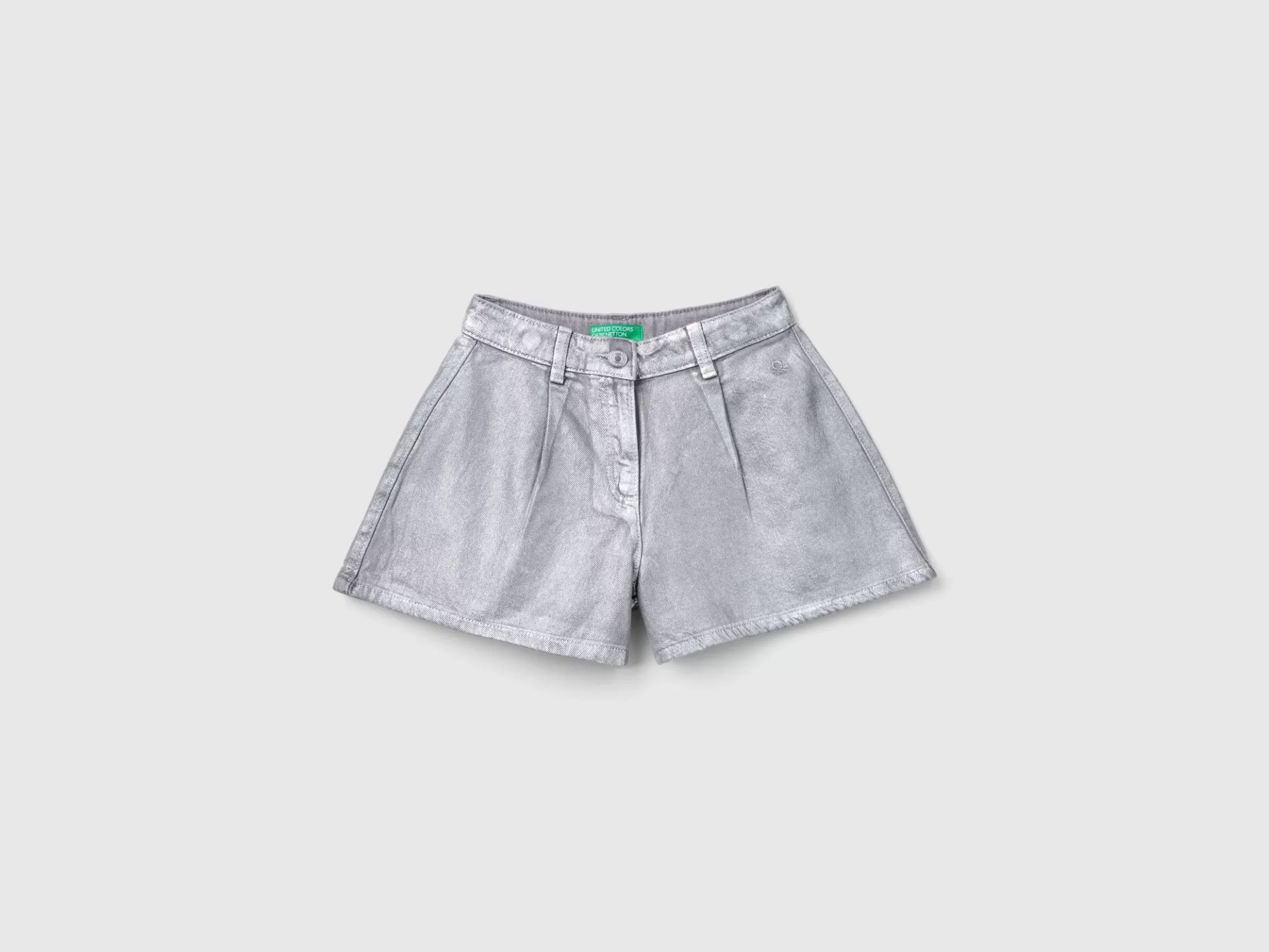 United Colors of Benetton Brushed jean shorts