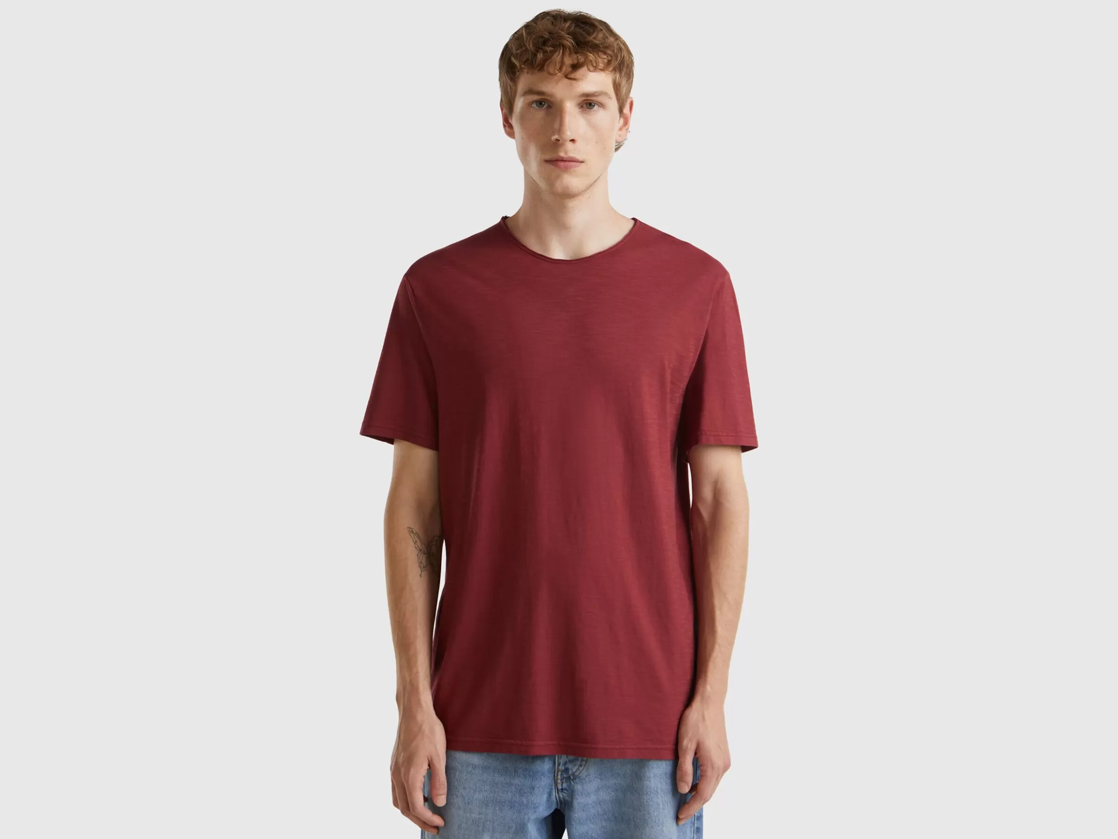 United Colors of Benetton t-shirt in slub cotton