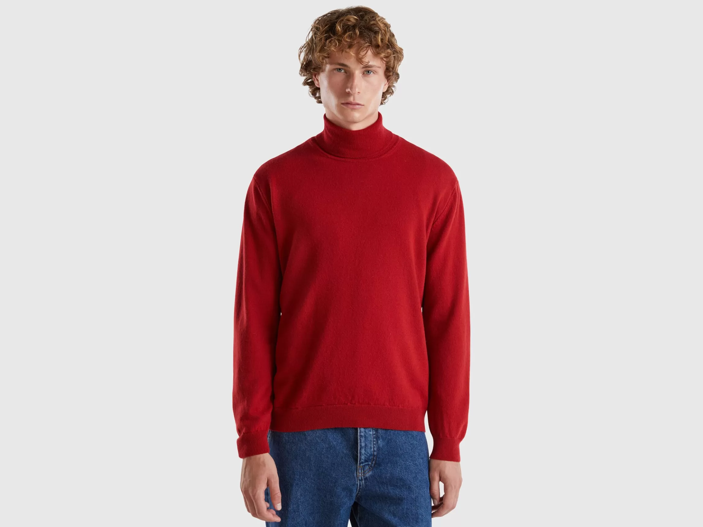 United Colors of Benetton turtleneck in pure Merino wool