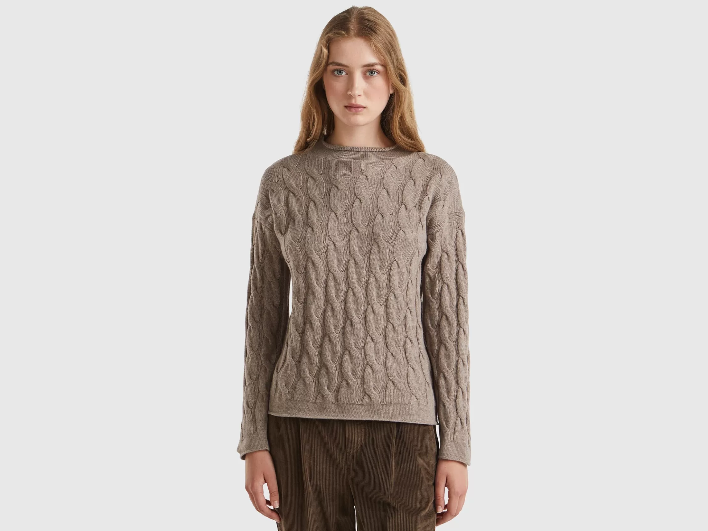 United Colors of Benetton Cable knit sweater