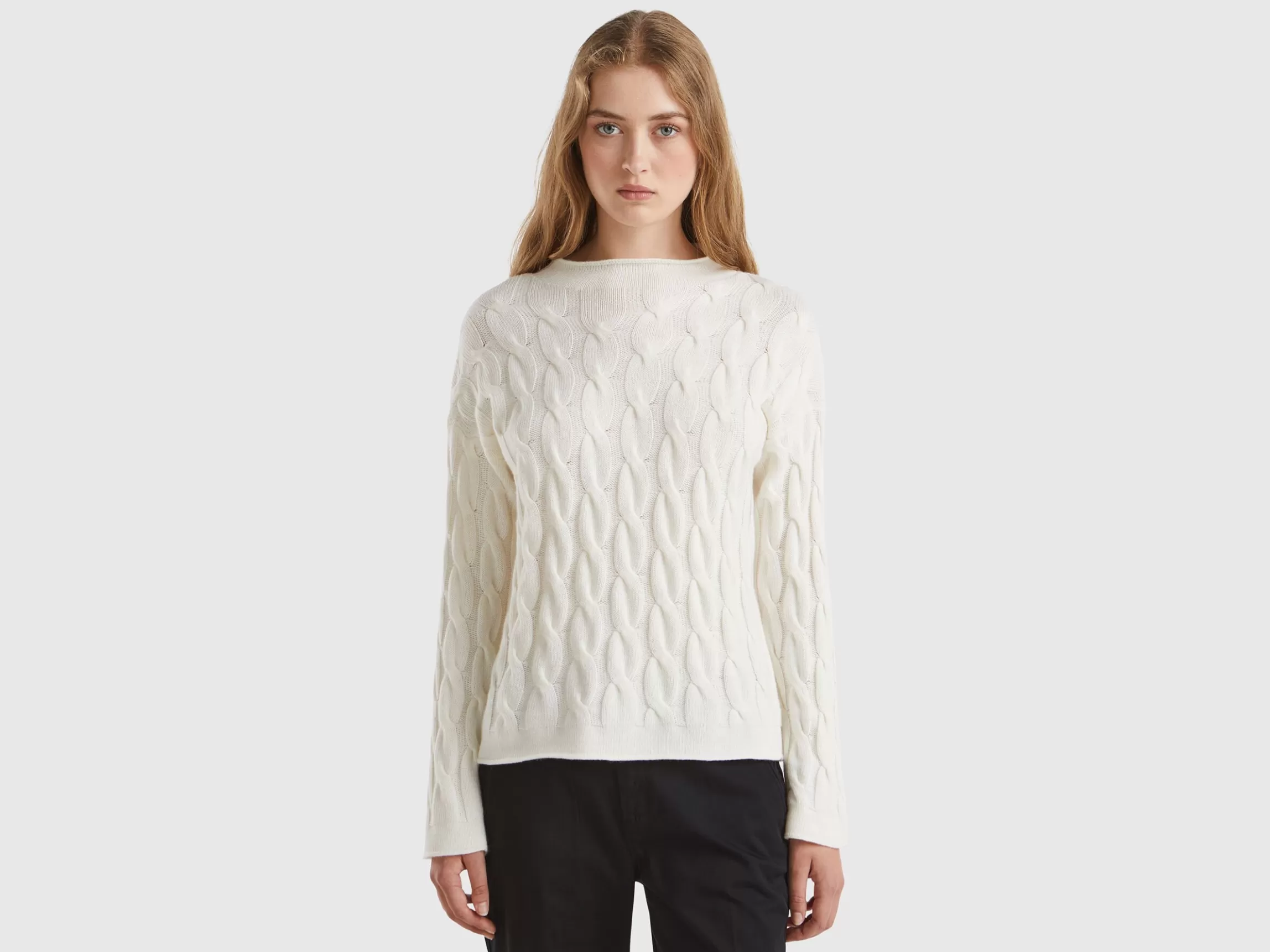 United Colors of Benetton Cable knit sweater