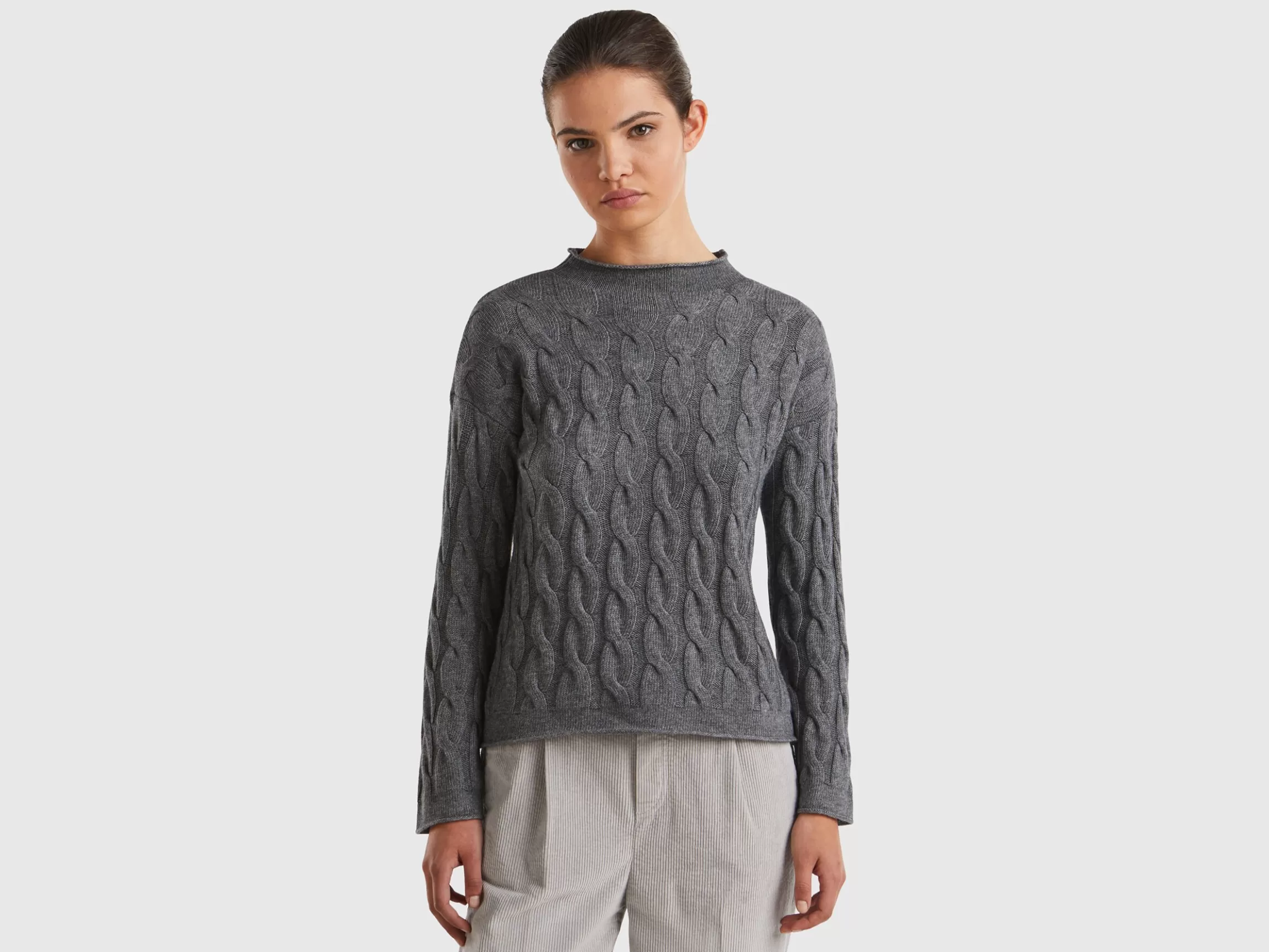 United Colors of Benetton Cable knit sweater