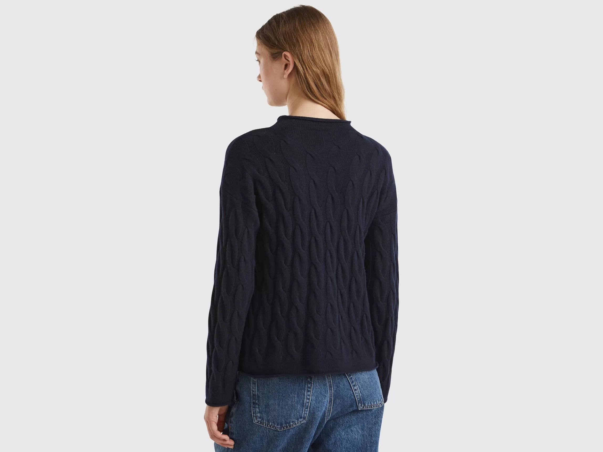 United Colors of Benetton Cable knit sweater