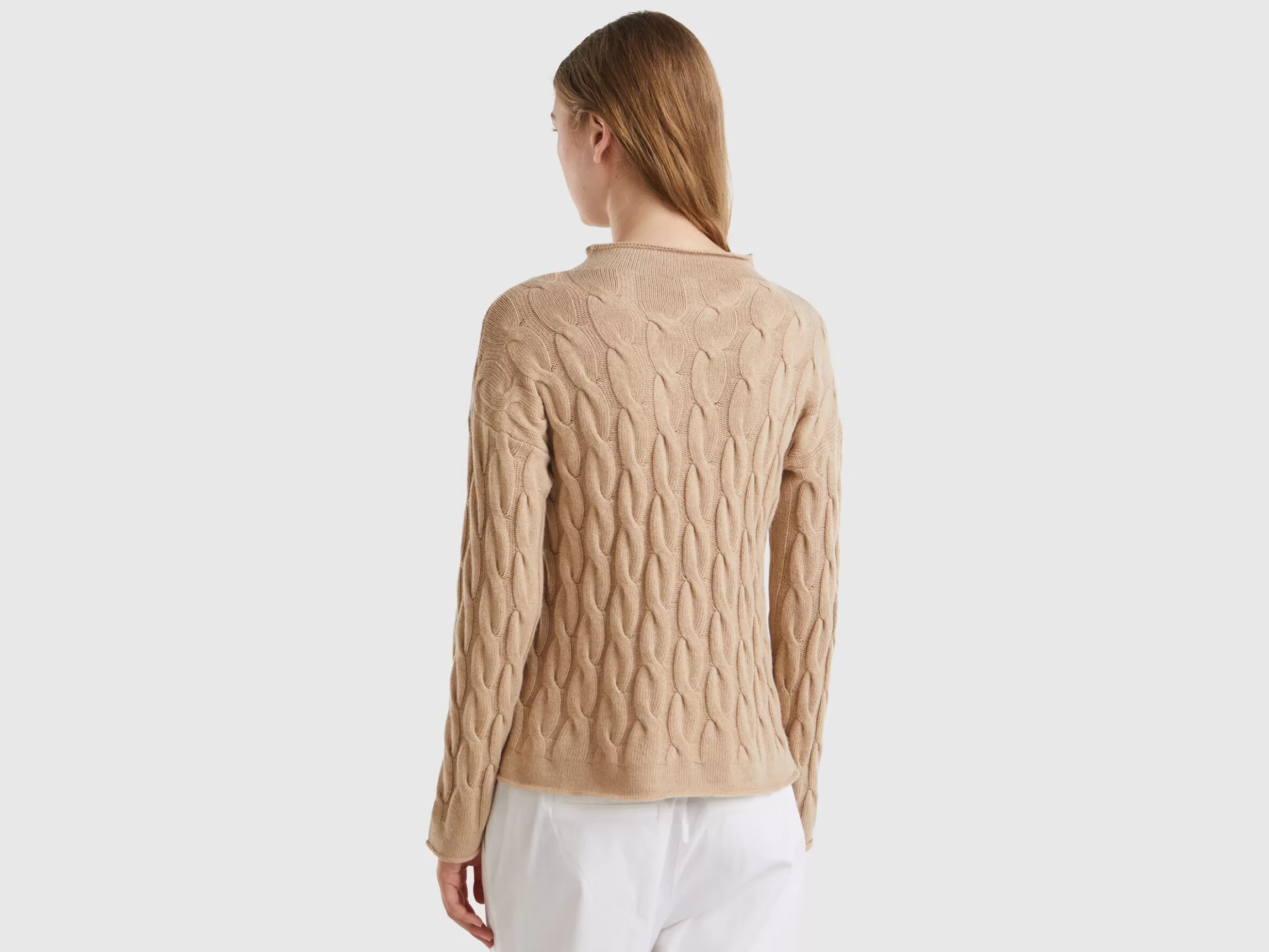 United Colors of Benetton Cable knit sweater