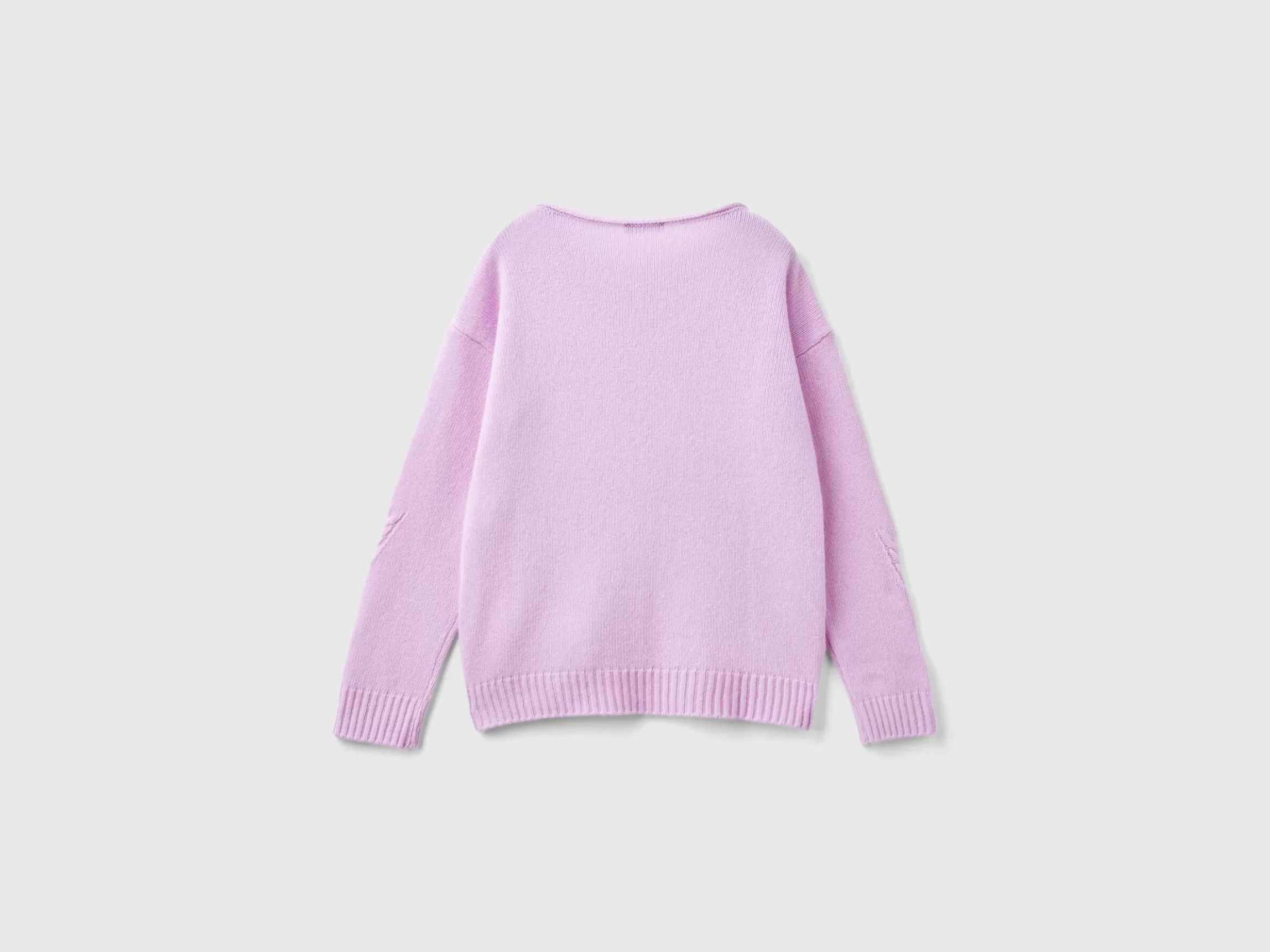 United Colors of Benetton Cable knit sweater in wool blend