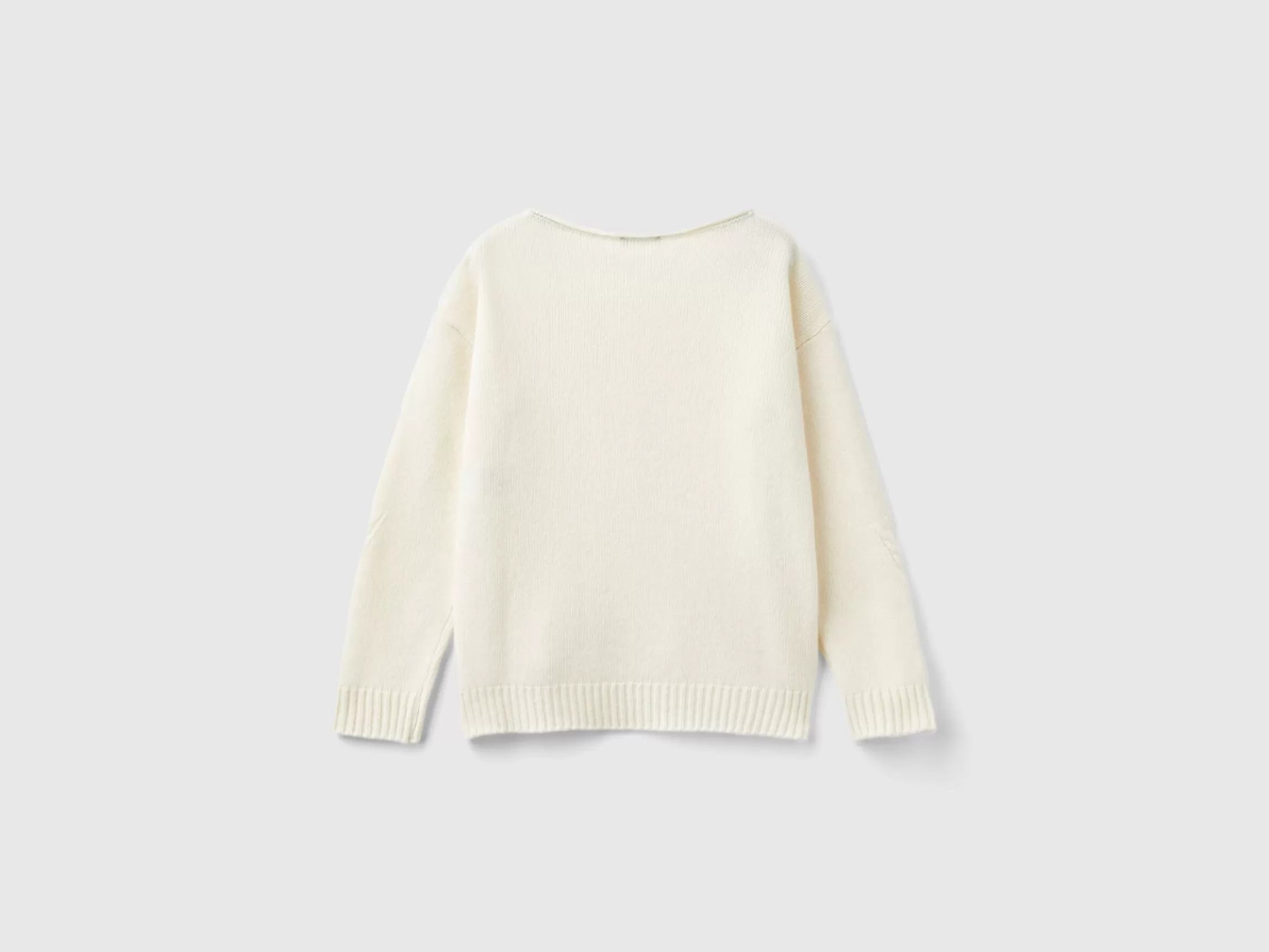 United Colors of Benetton Cable knit sweater in wool blend