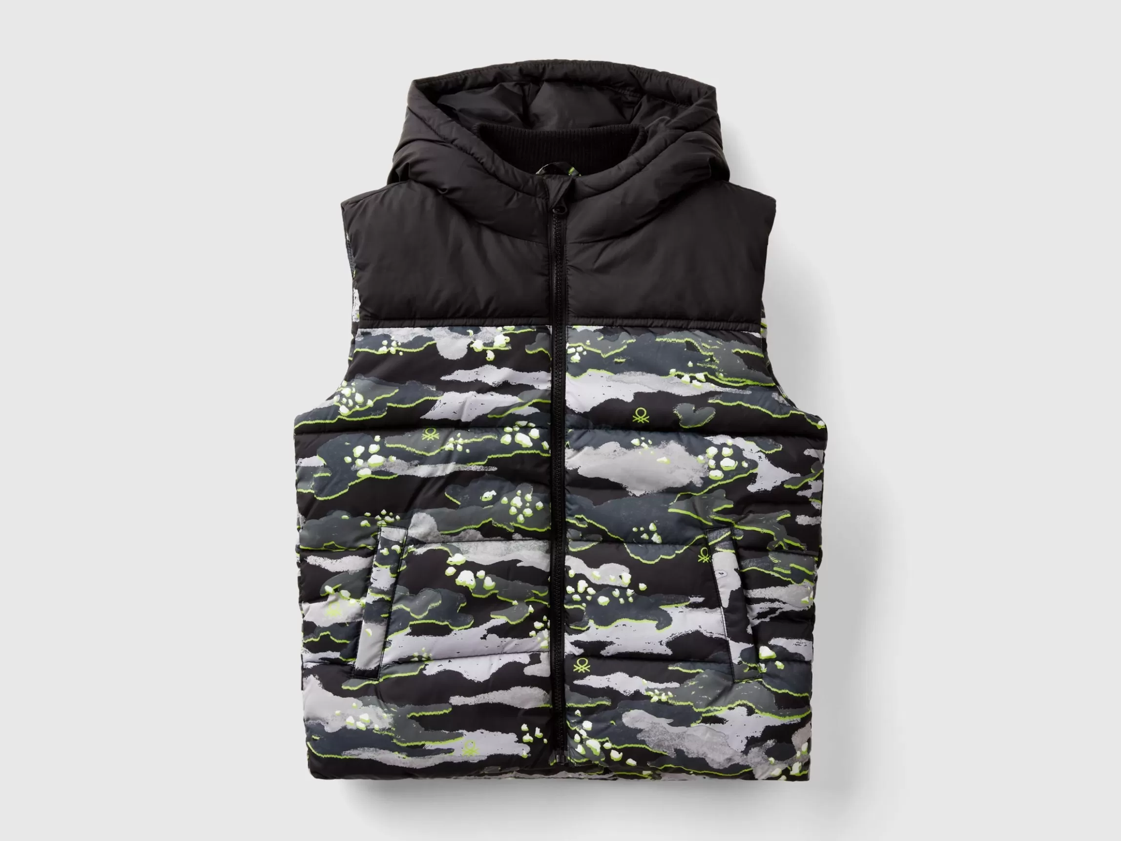 United Colors of Benetton Camouflage padded vest