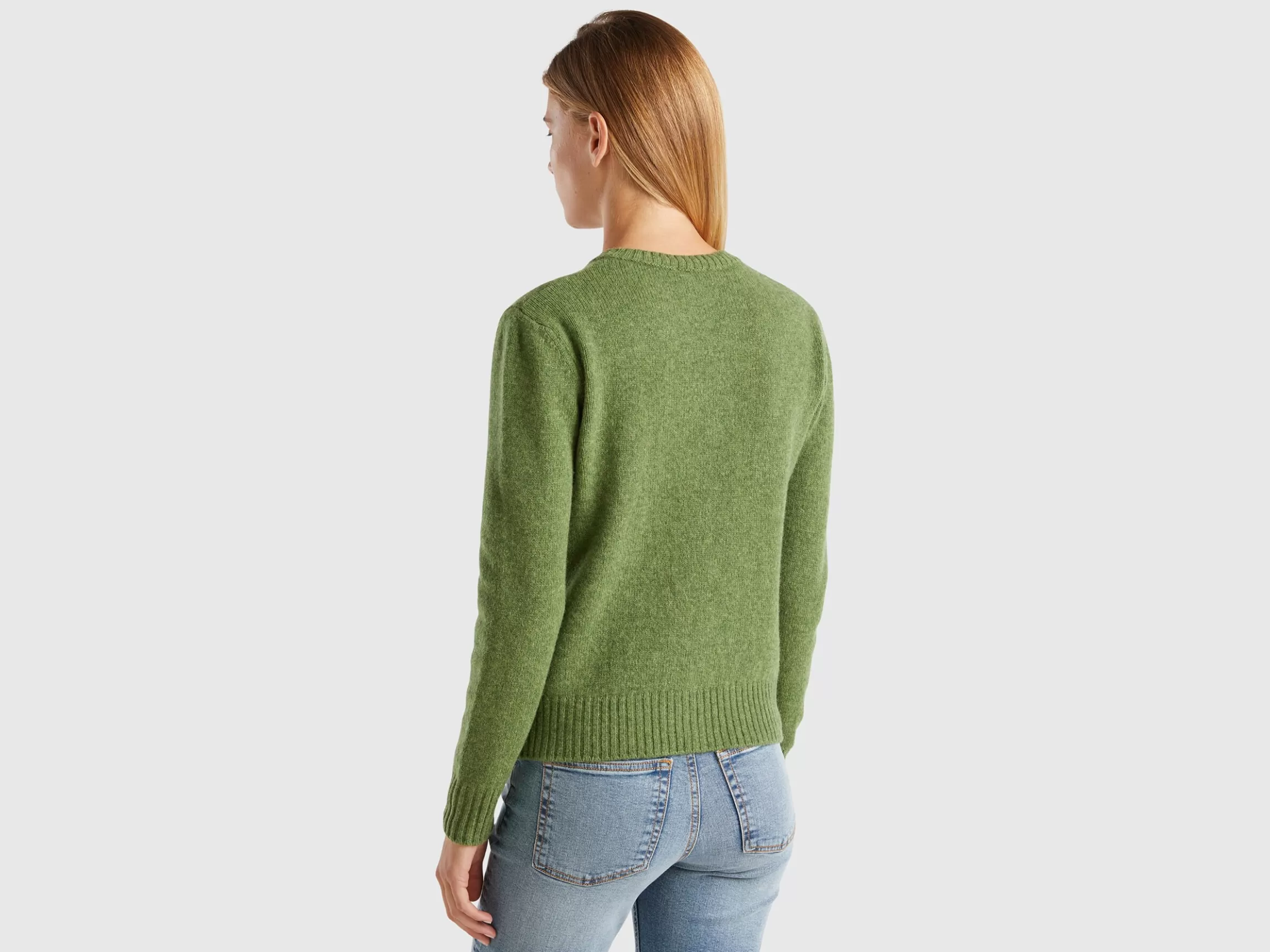 United Colors of Benetton Cardigan in pure Shetland wool