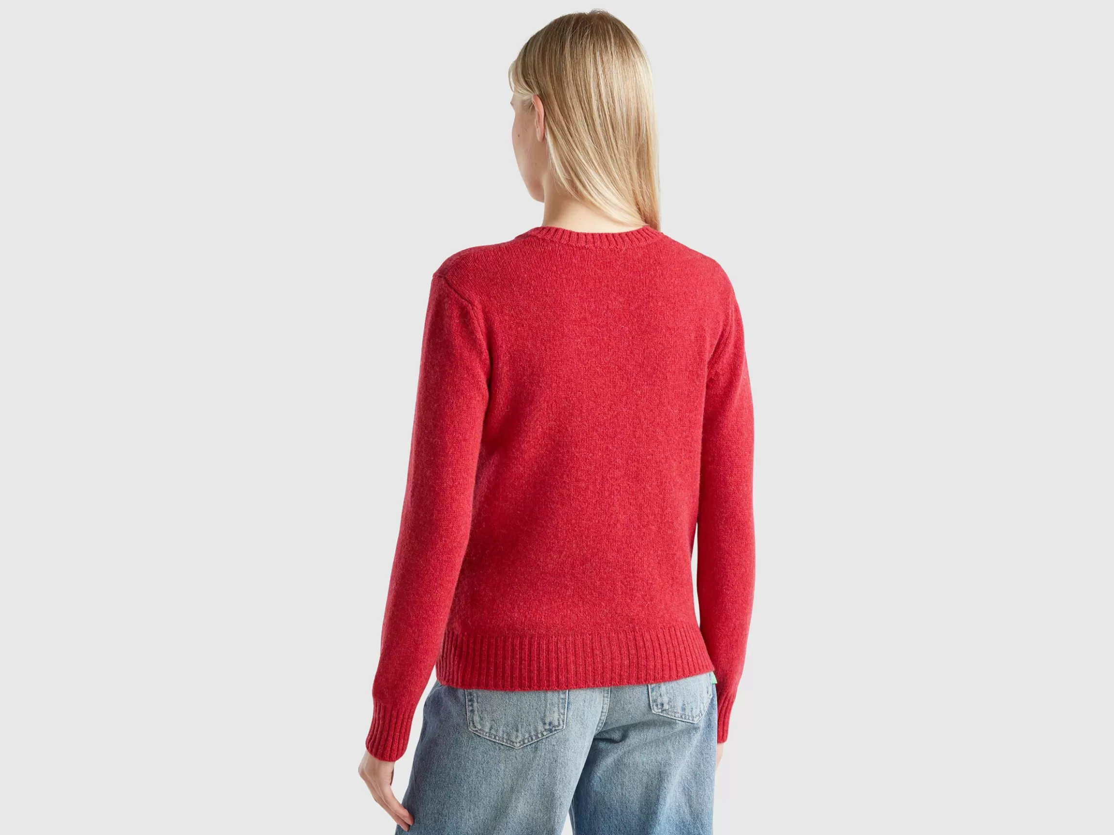 United Colors of Benetton Cardigan in pure Shetland wool