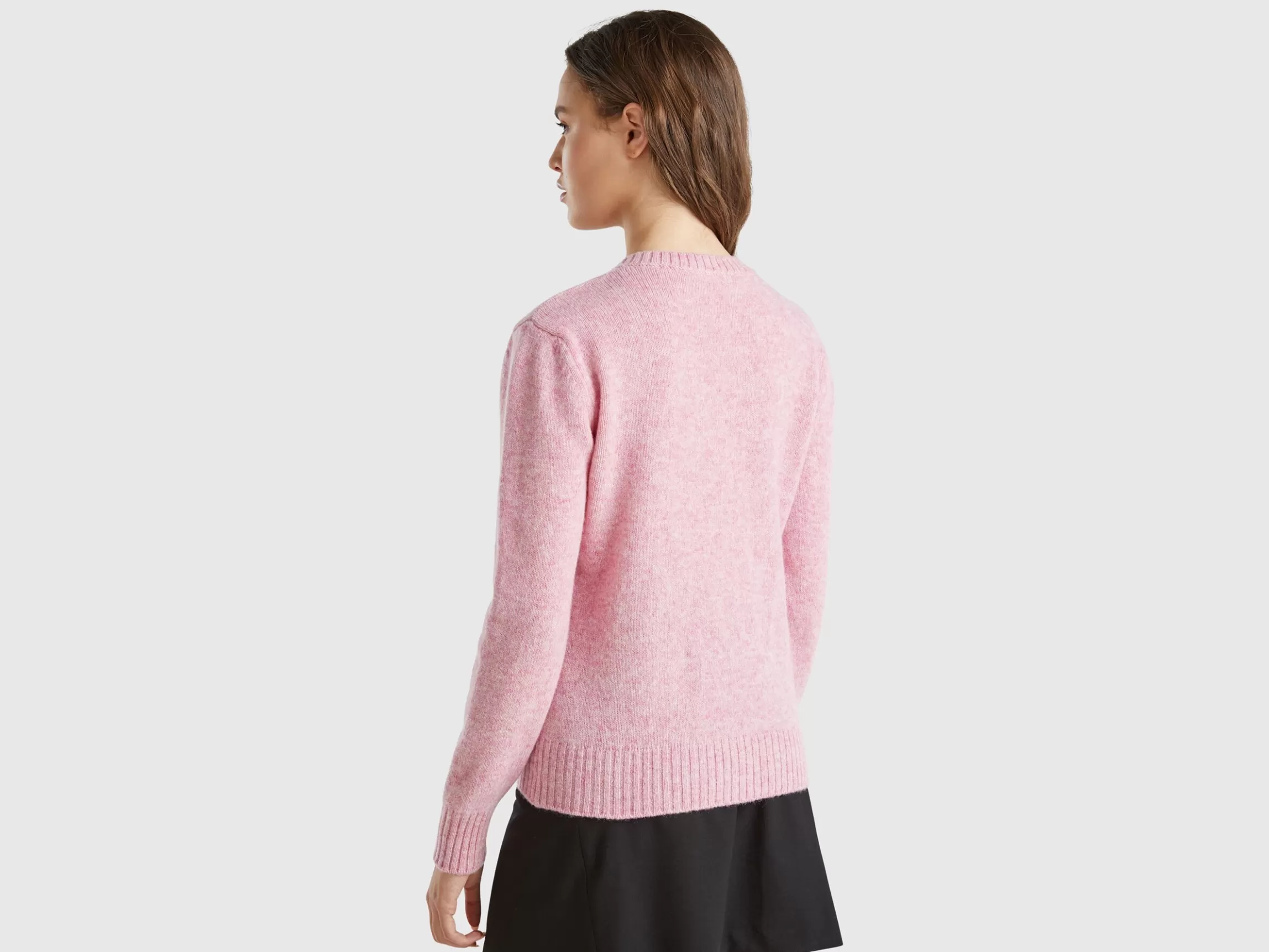 United Colors of Benetton Cardigan in pure Shetland wool