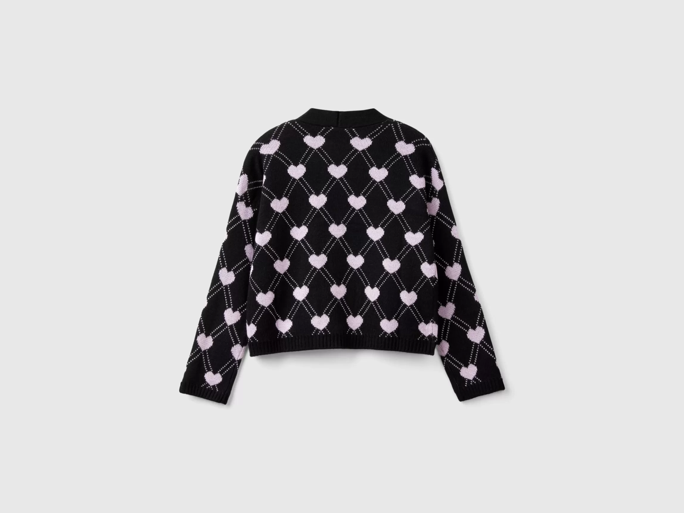 United Colors of Benetton Cardigan with heart motif