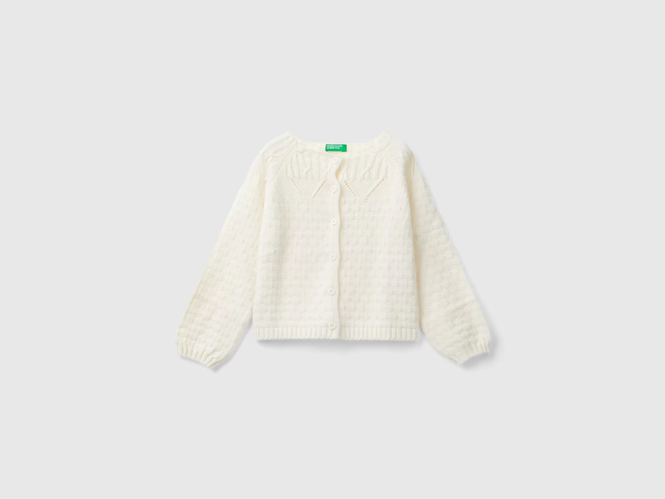 United Colors of Benetton Cardigan with perforated details