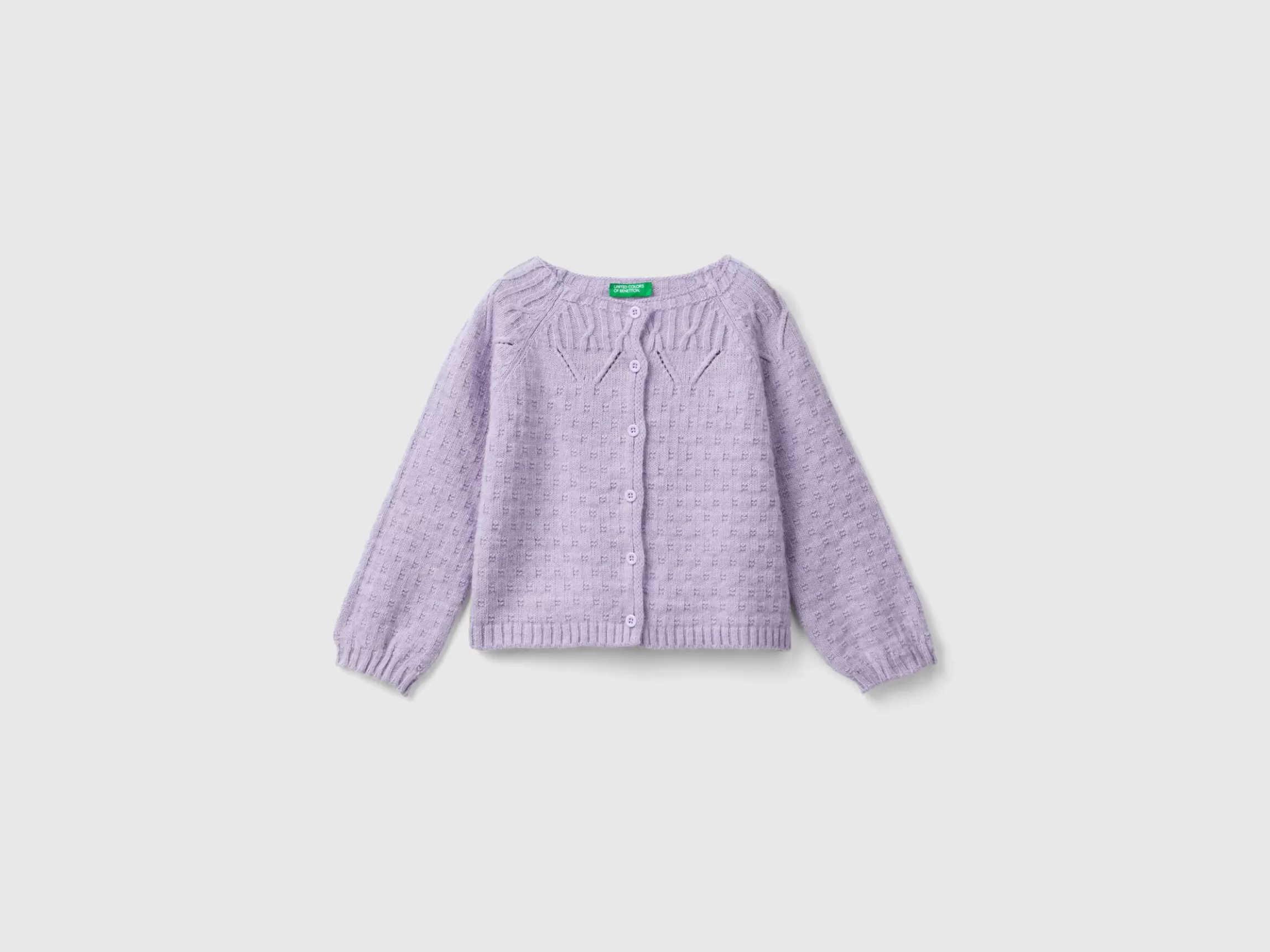 United Colors of Benetton Cardigan with perforated details