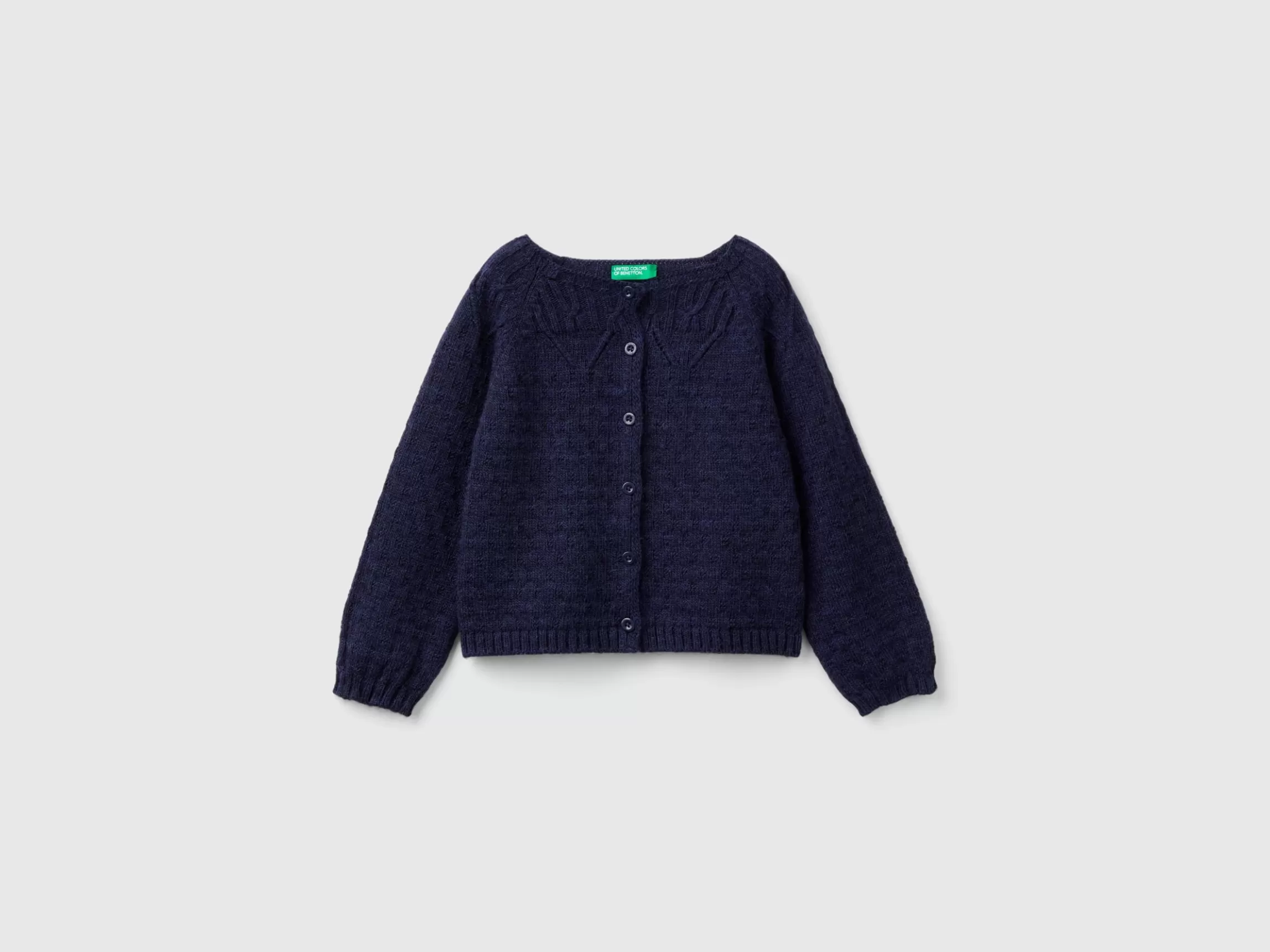 United Colors of Benetton Cardigan with perforated details