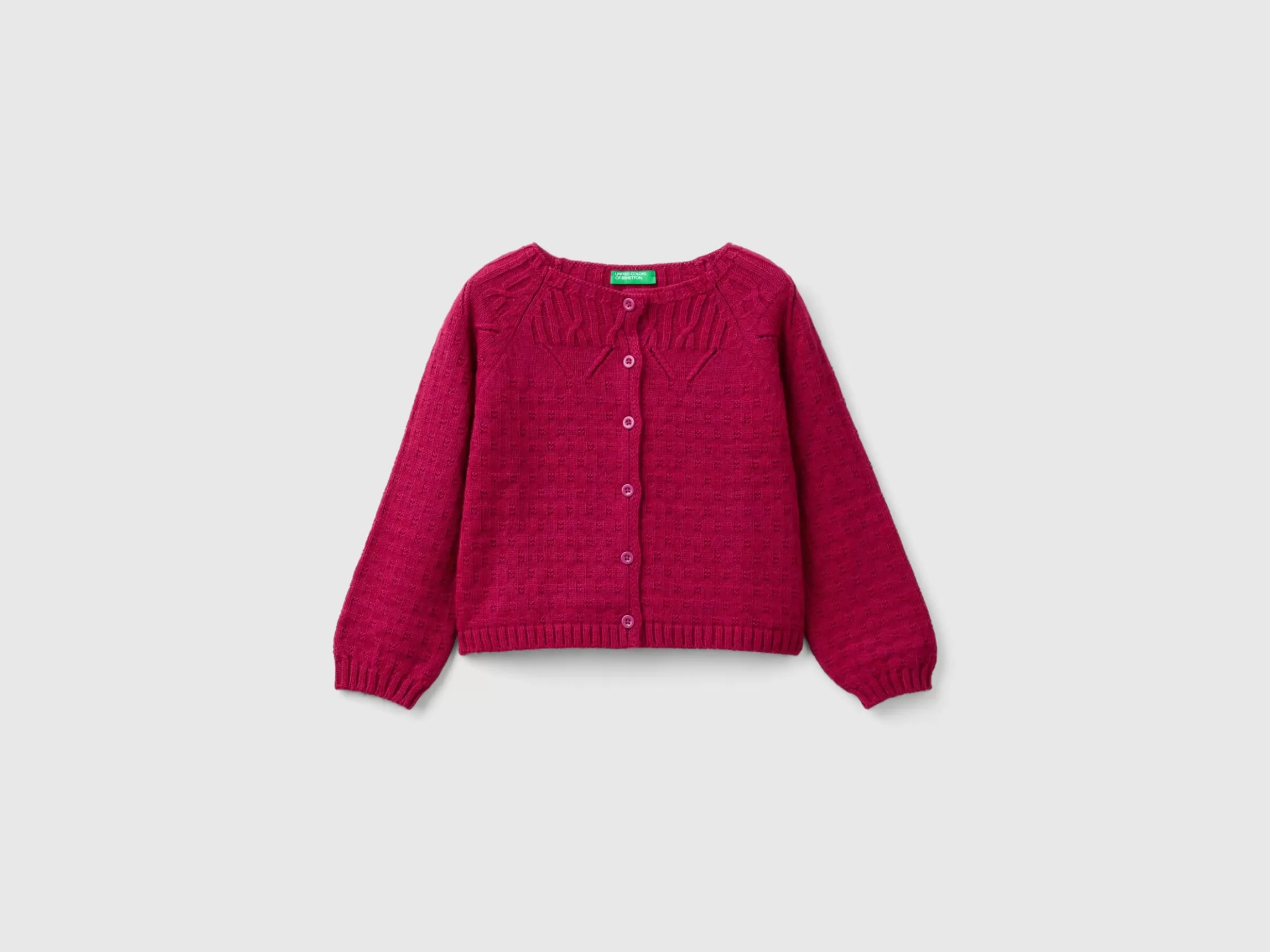 United Colors of Benetton Cardigan with perforated details