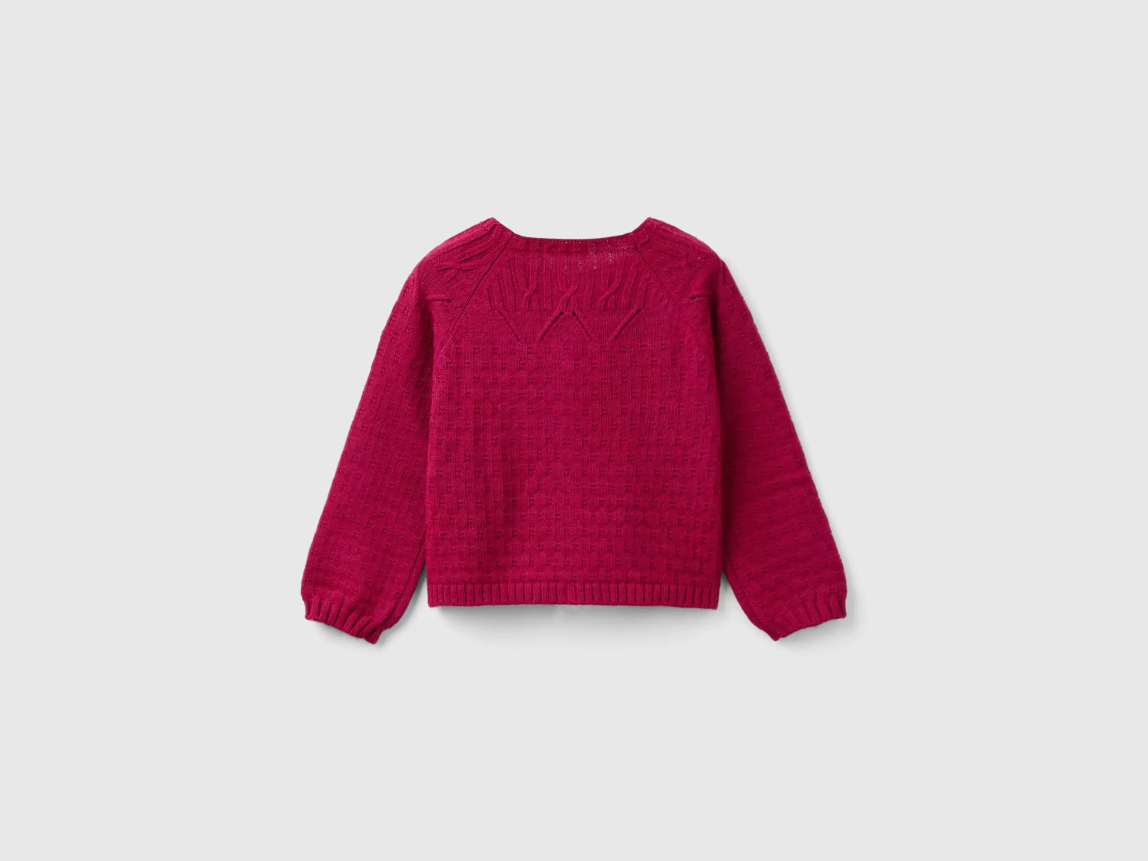 United Colors of Benetton Cardigan with perforated details